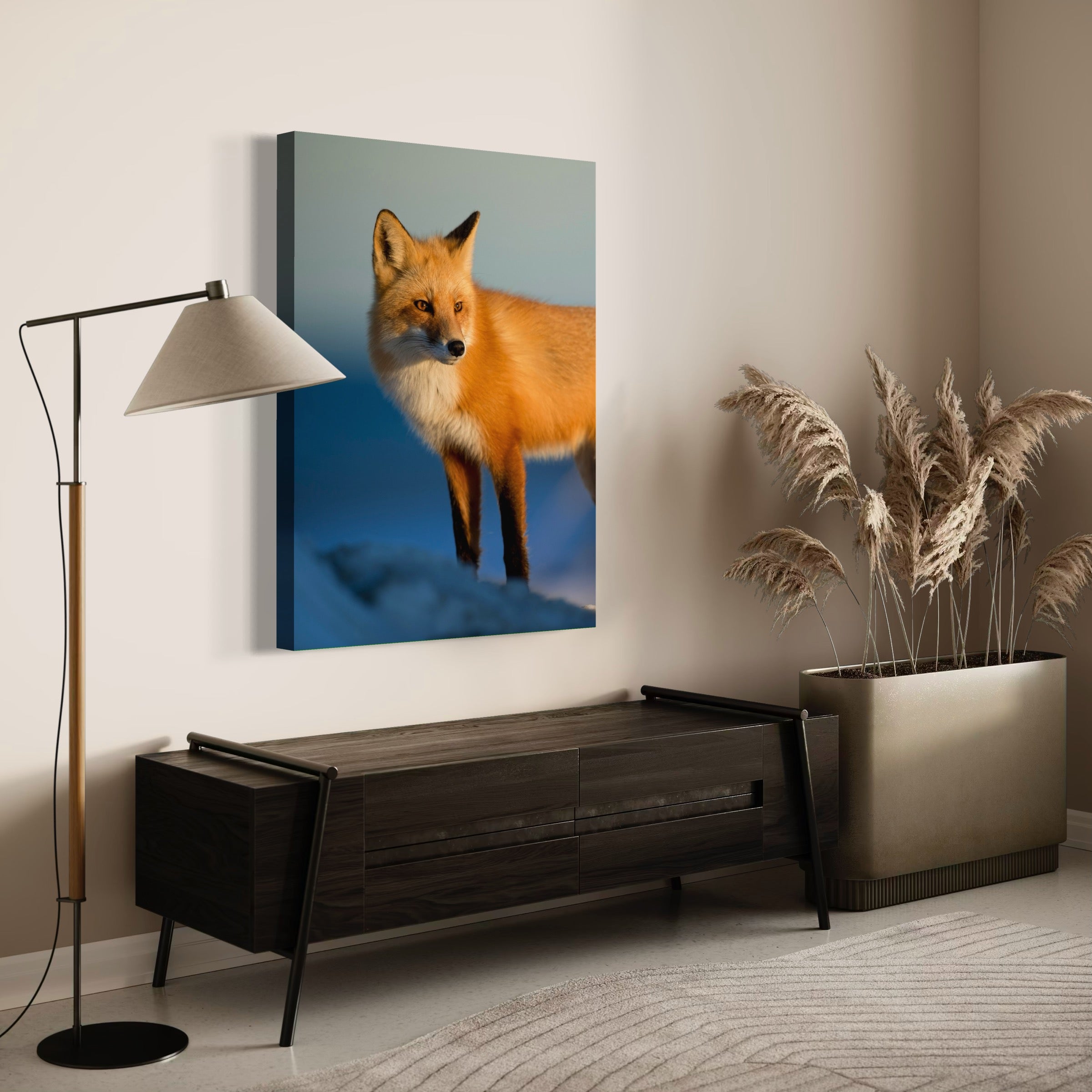 Sunrise Watcher - Moderno Wall Art Wall Art