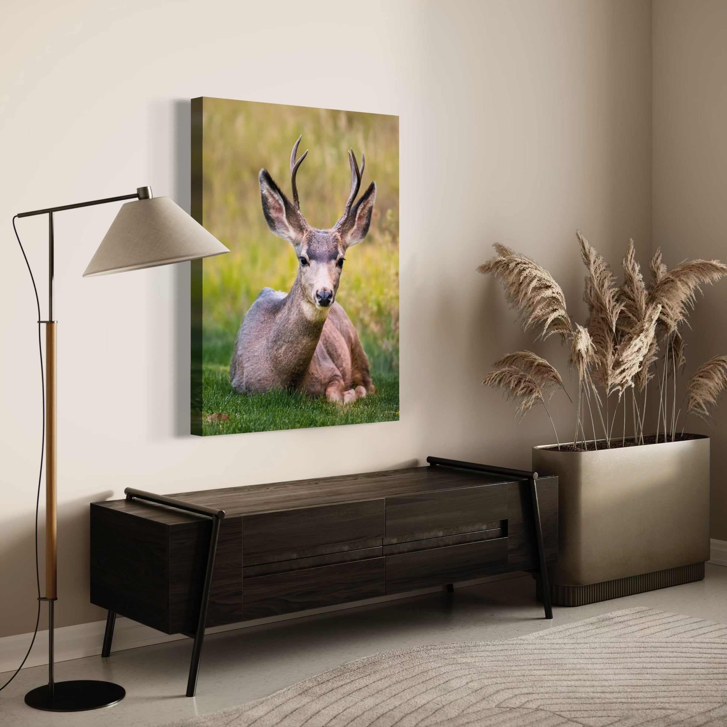 California Mule Deer - Moderno Wall Art Wall Art