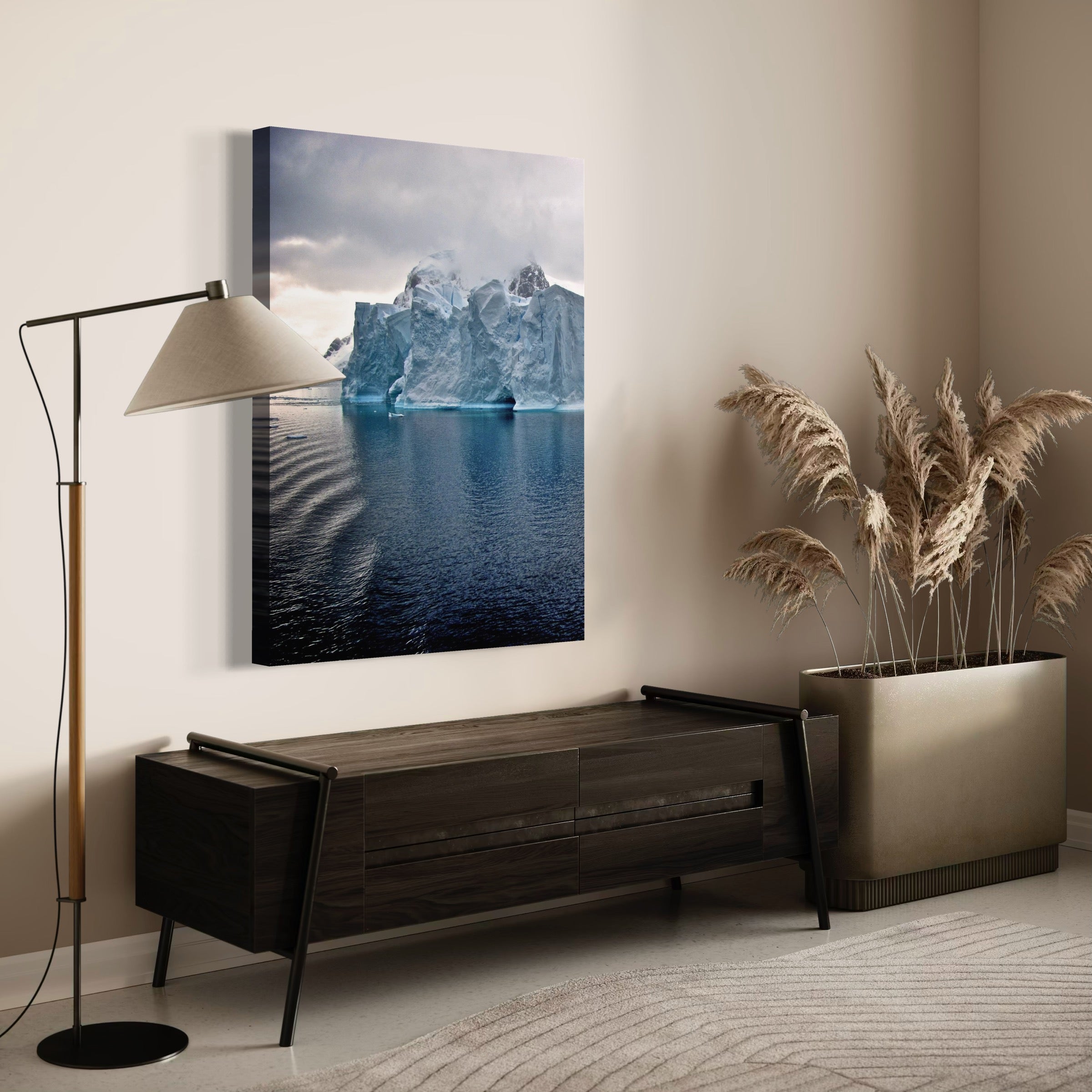 Antarctic Iceberg - Moderno Wall Art Wall Art