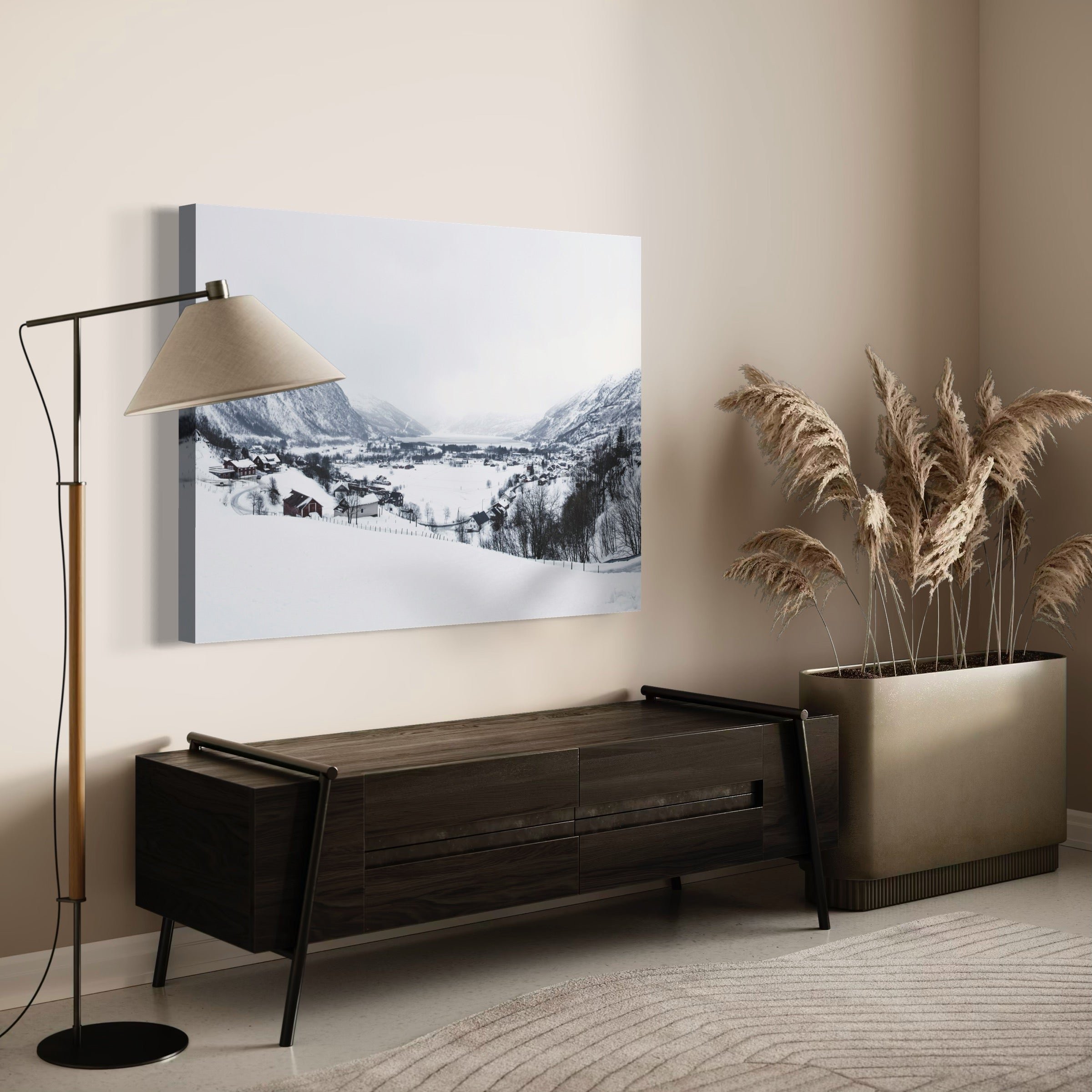 Nordic Winter Wonderland - Moderno Wall Art Wall Art