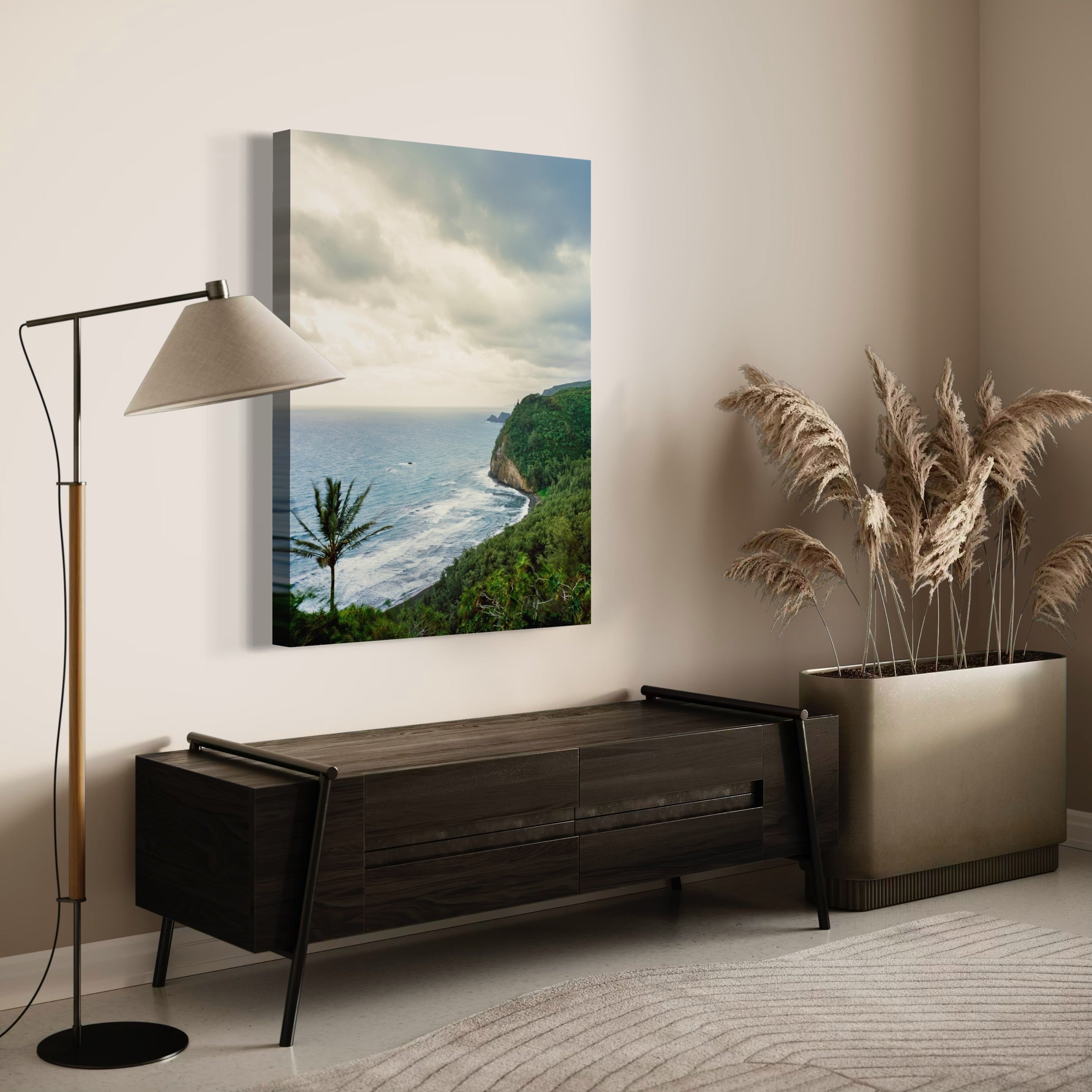 Hawaii's Oahu Island - Moderno Wall Art Wall Art