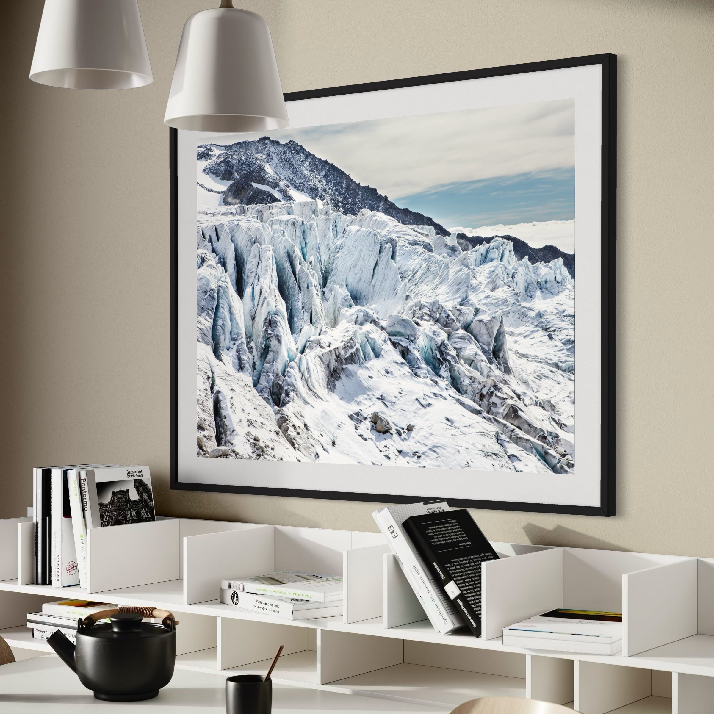 Glacial Fortress - Moderno Wall Art Wall Art