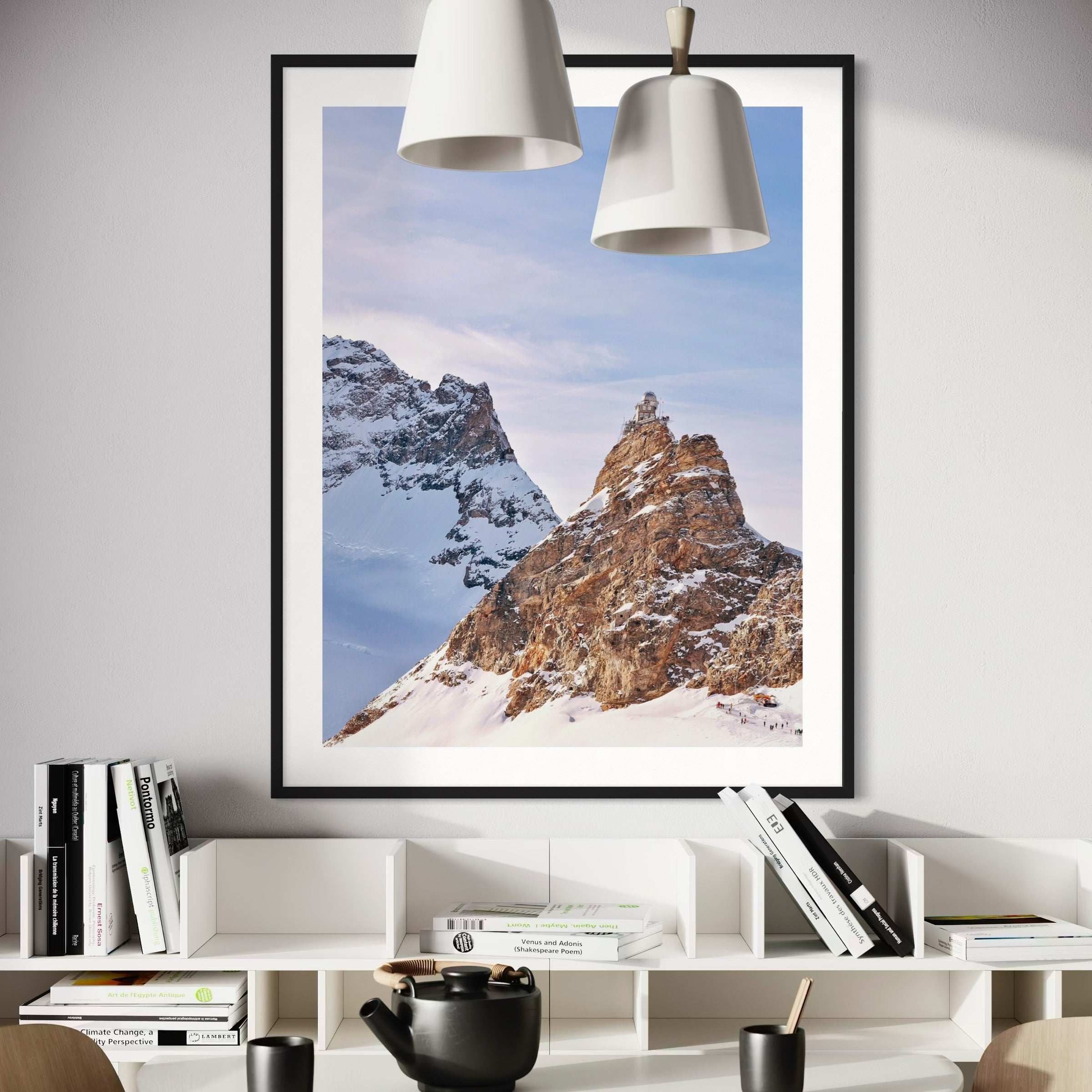 Peaks of Lauterbrunnen - Moderno Wall Art Wall Art