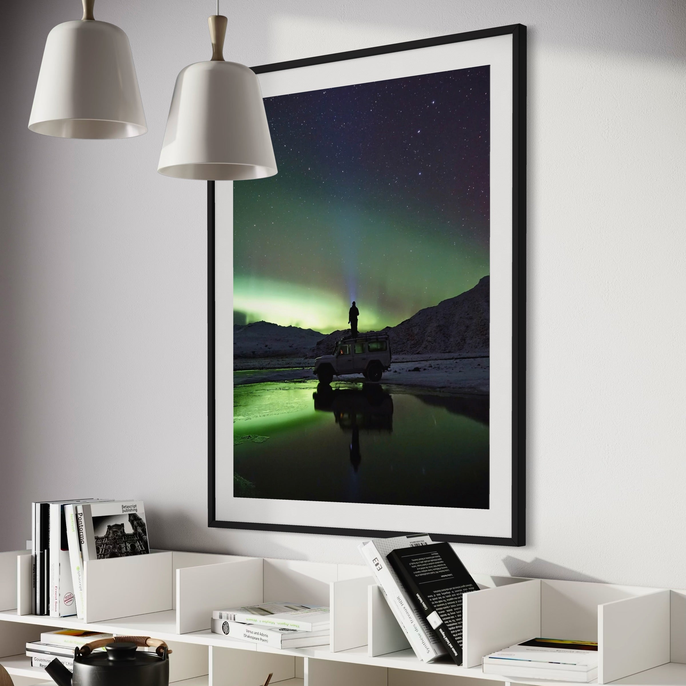 Lights Over Thórsmörk - Moderno Wall Art Wall Art