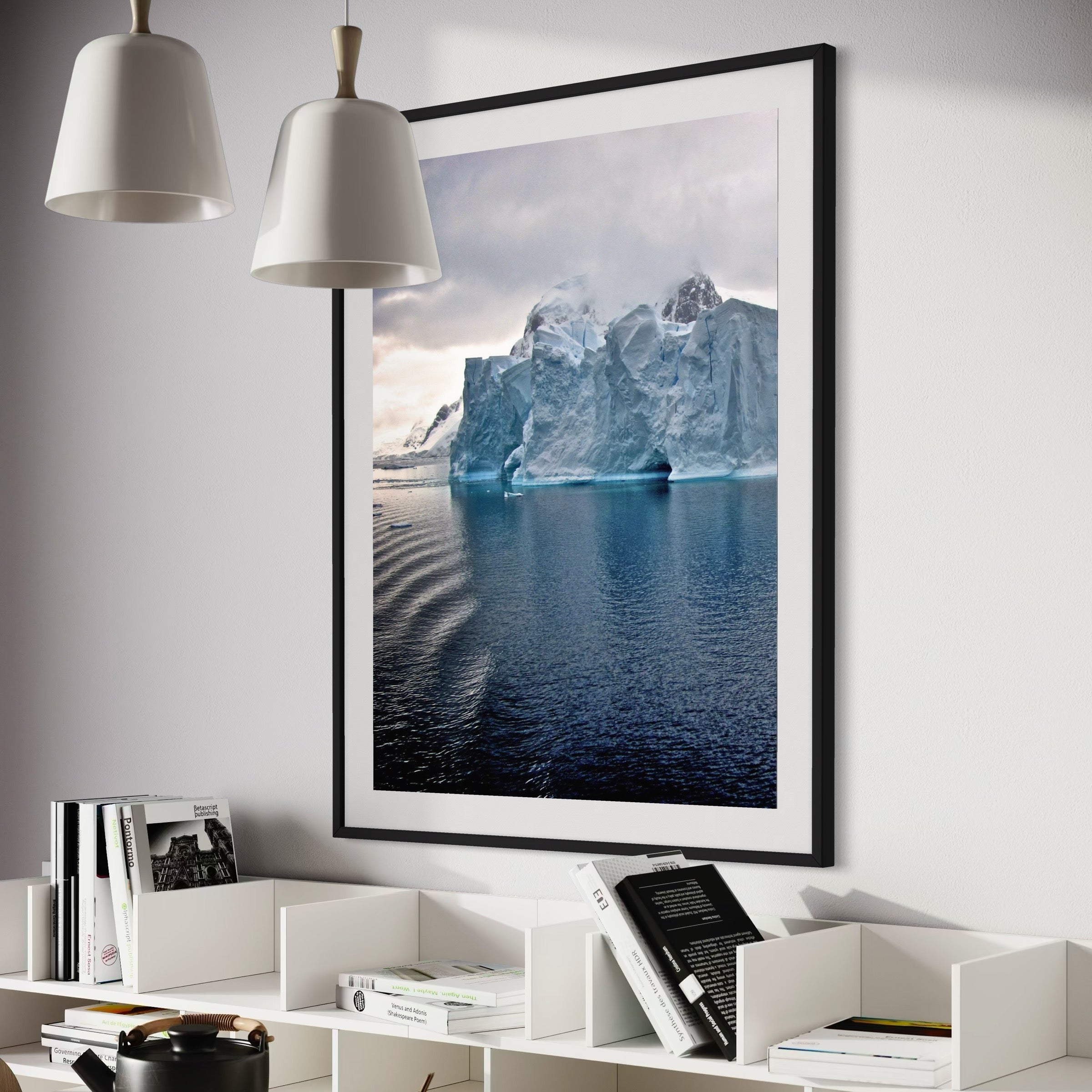 Antarctic Iceberg - Moderno Wall Art Wall Art