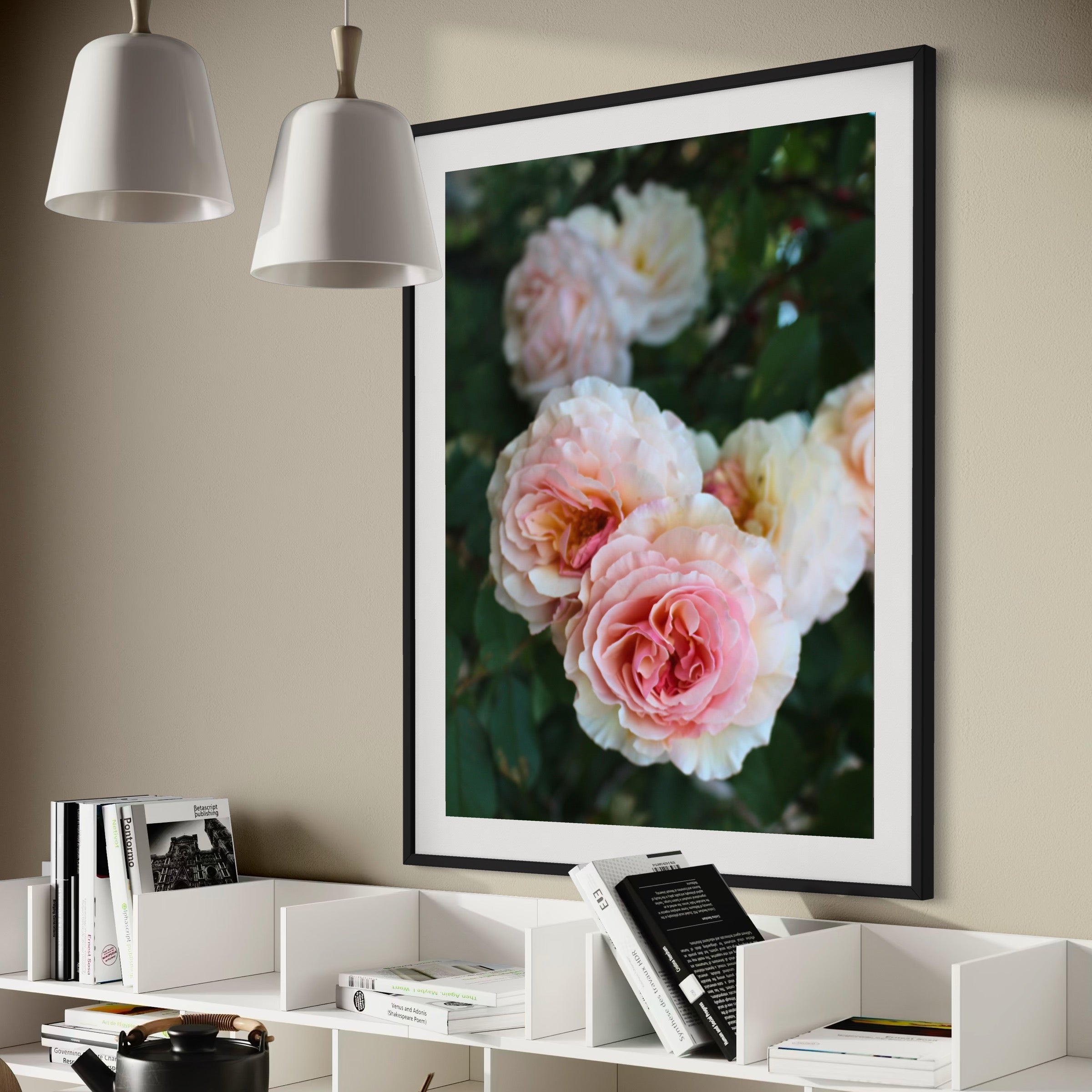 Timeless Beauty in the Garden - Moderno Wall Art Wall Art