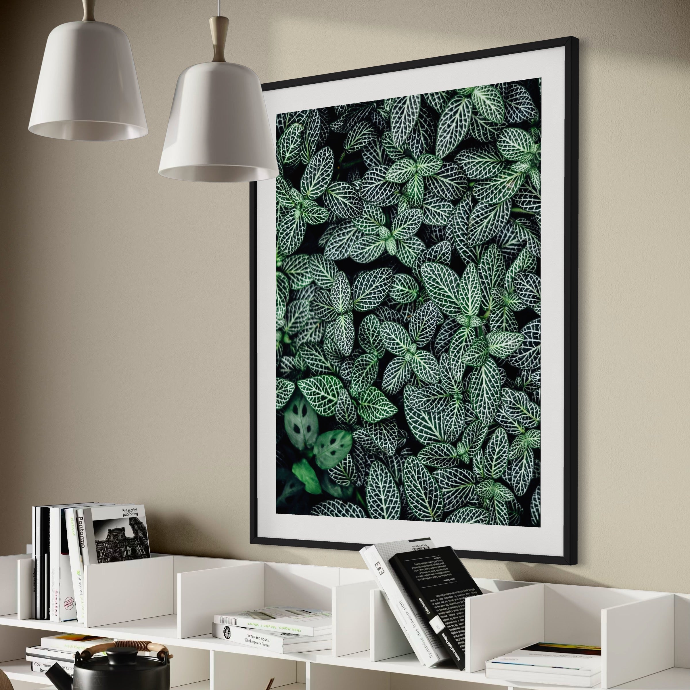 Intricate Greenery - Moderno Wall Art Wall Art