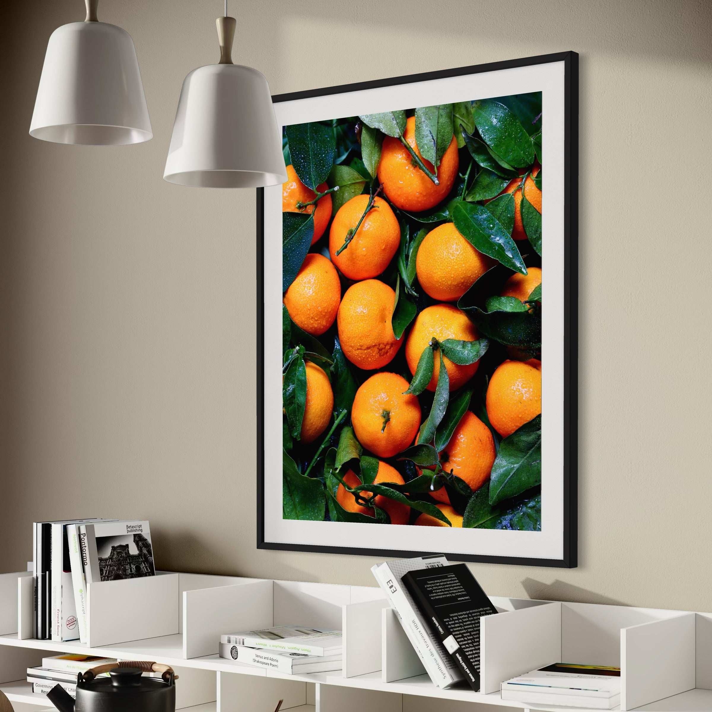 Freshly Washed Oranges - Moderno Wall Art
