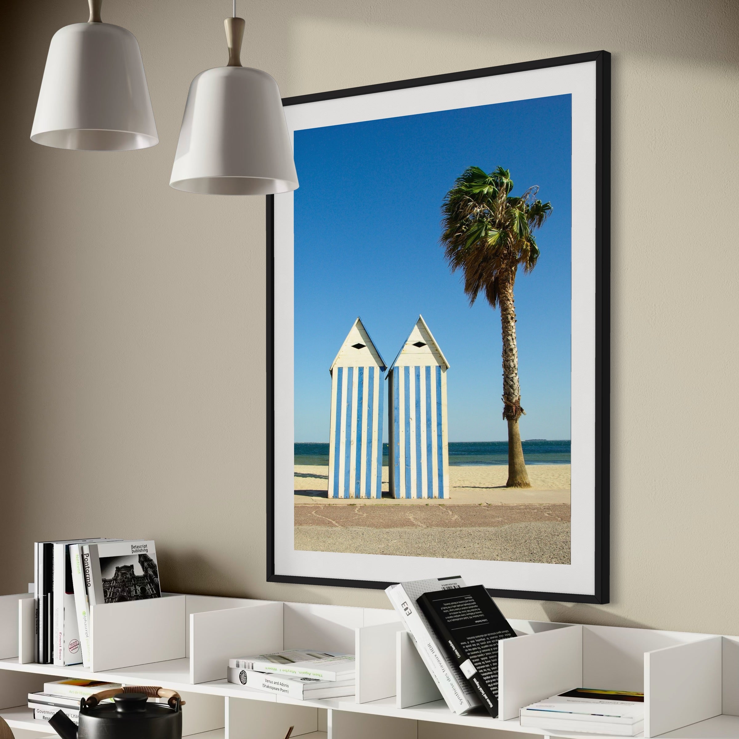 Beach Huts - Moderno Wall Art Wall Art