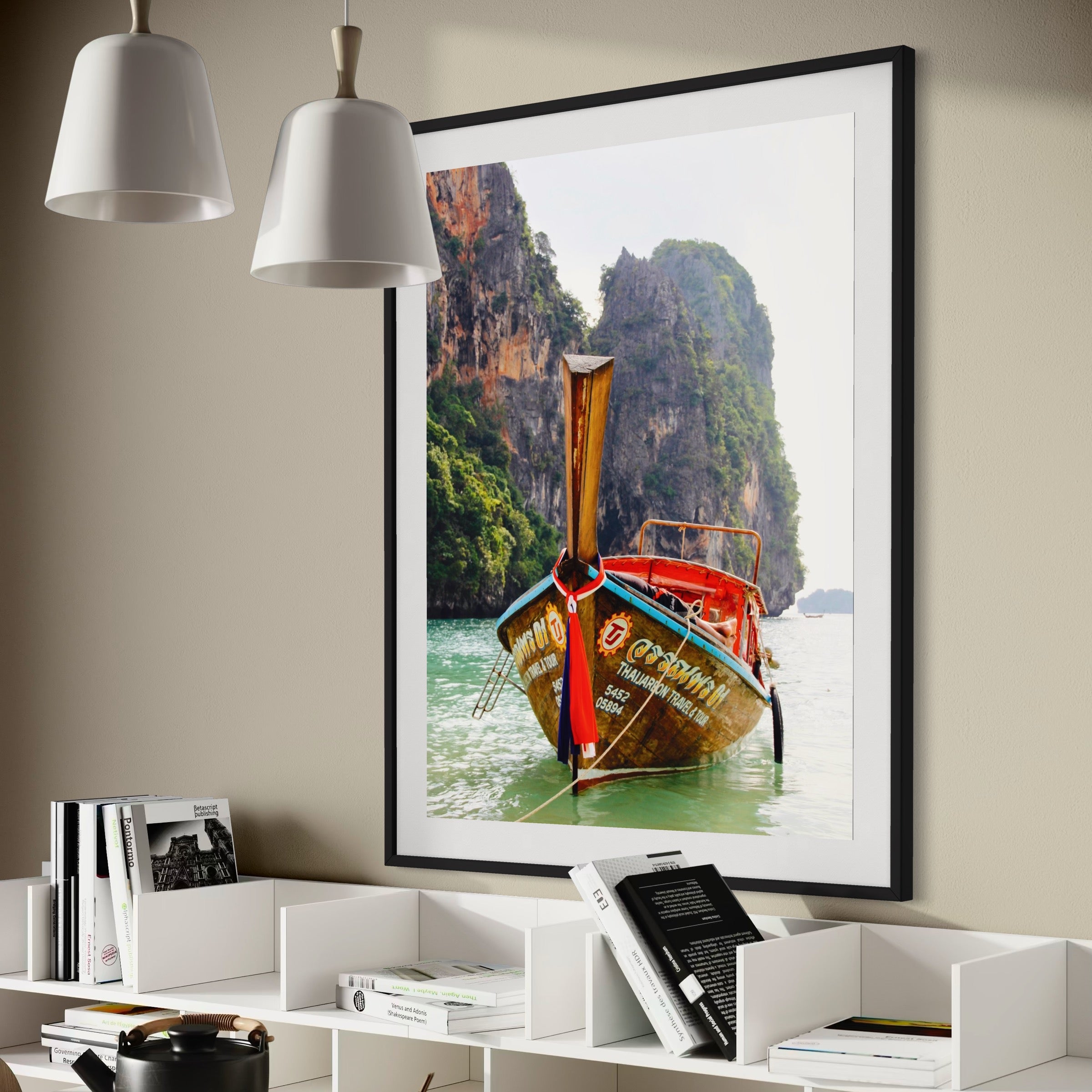 Thai Longtail Boat - Moderno Wall Art Wall Art