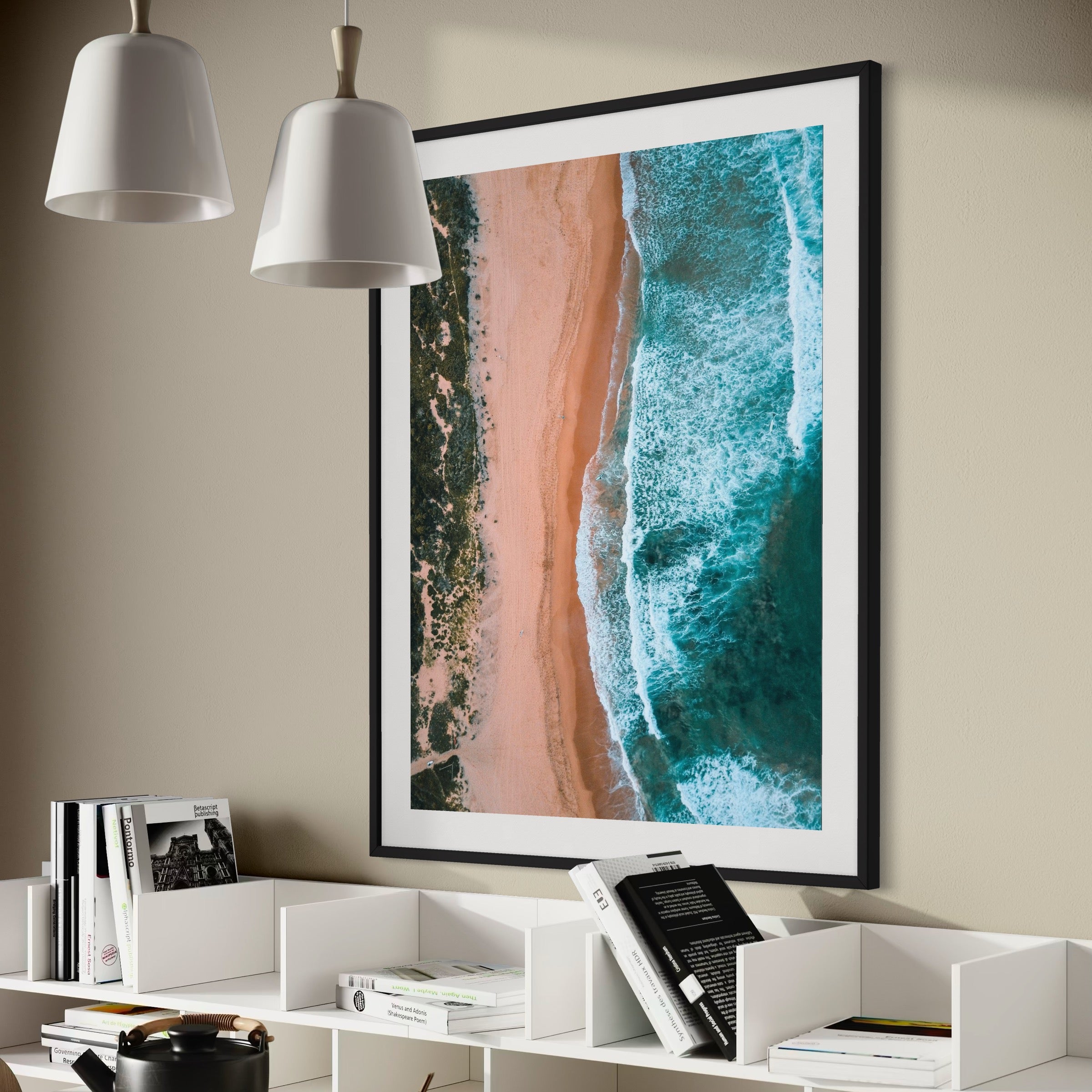 Waves of Mona Vale - Moderno Wall Art Wall Art