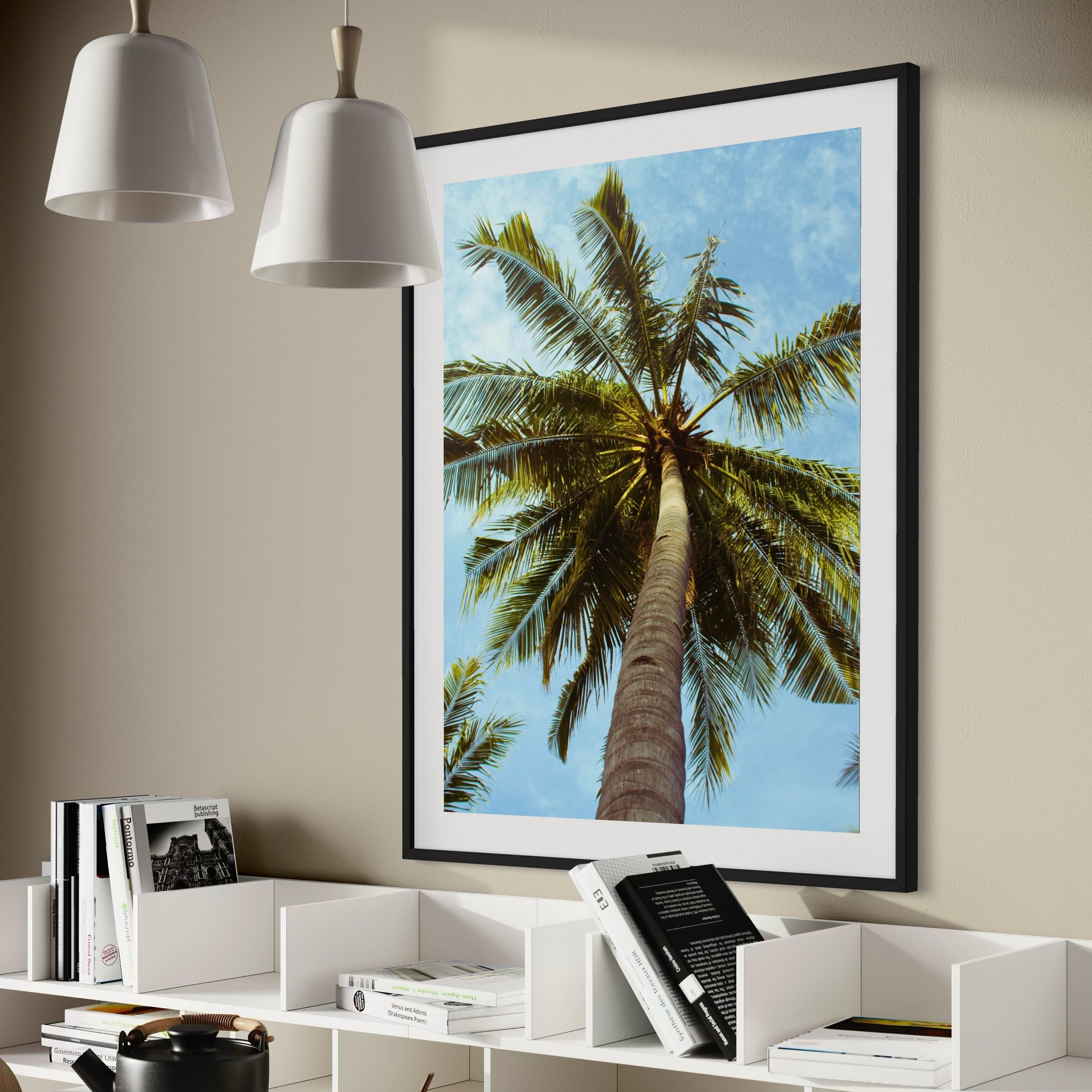 Palm Tree Perspective - Moderno Wall Art Wall Art