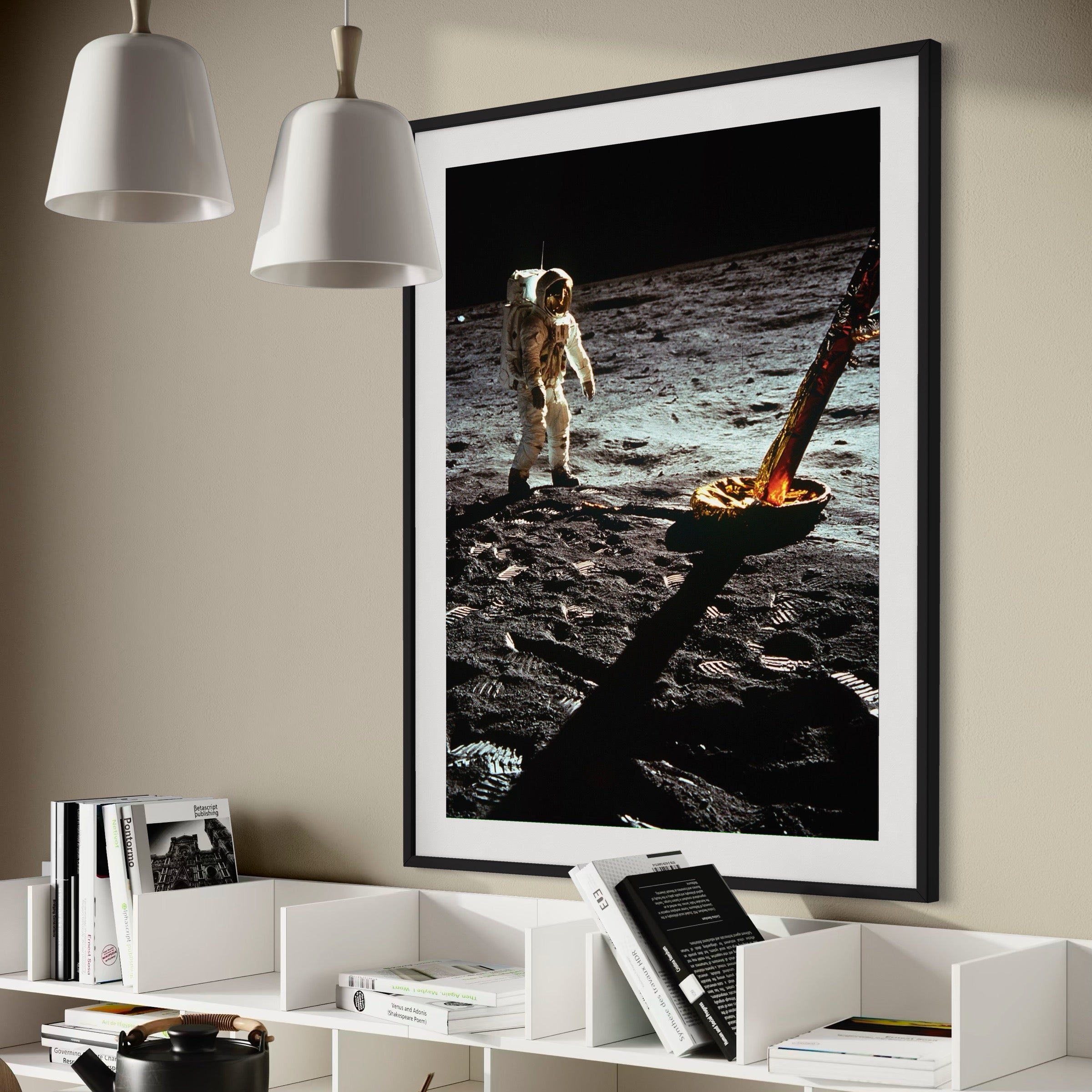 First Steps Beyond Earth - Moderno Wall Art Wall Art