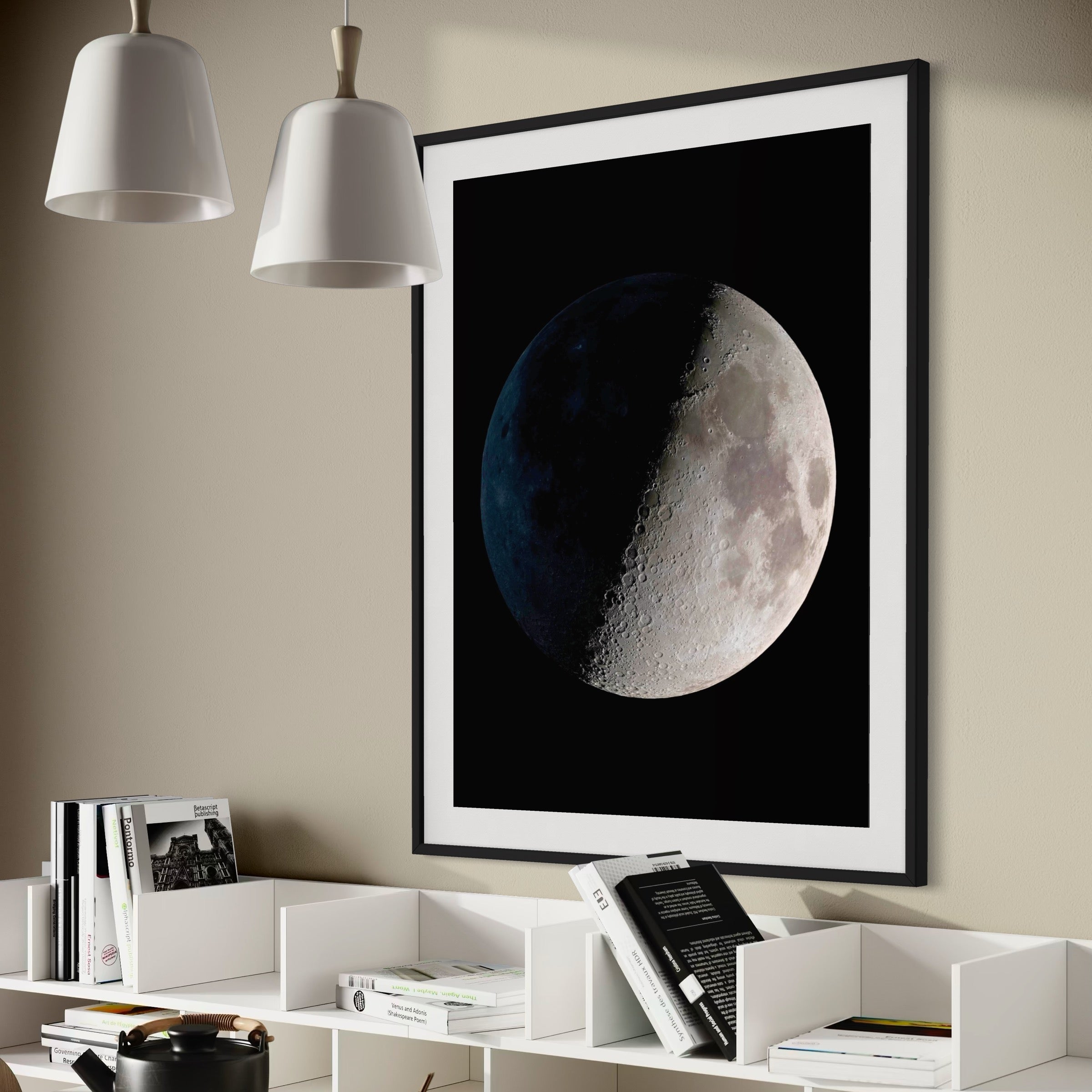 Half Moon - Moderno Wall Art Wall Art