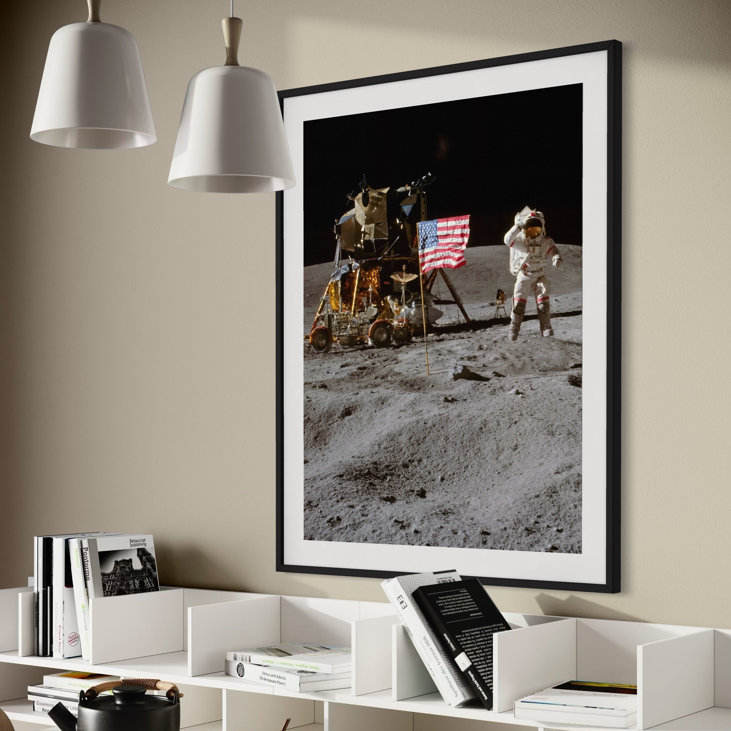 Lunar Salute - Moderno Wall Art Wall Art