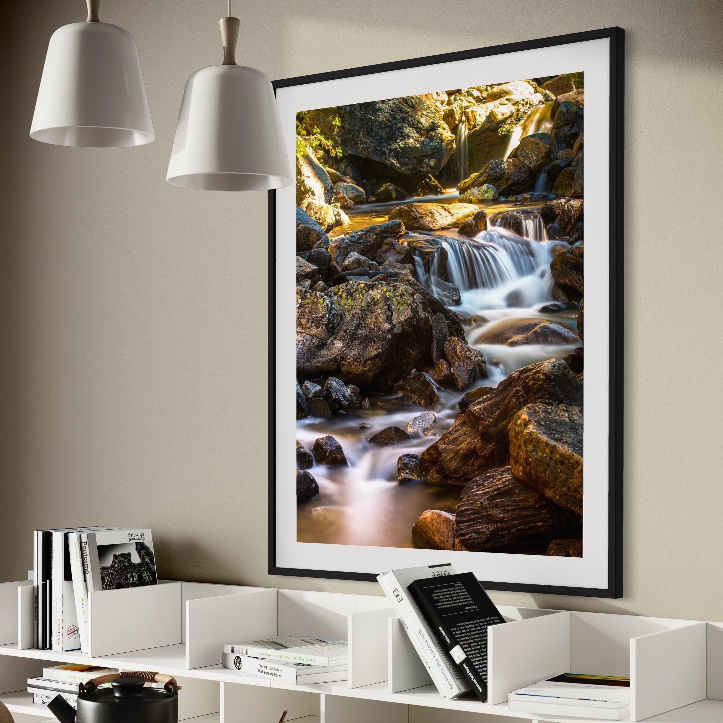 Nature’s Tranquil Flow - Moderno Wall Art Wall Art