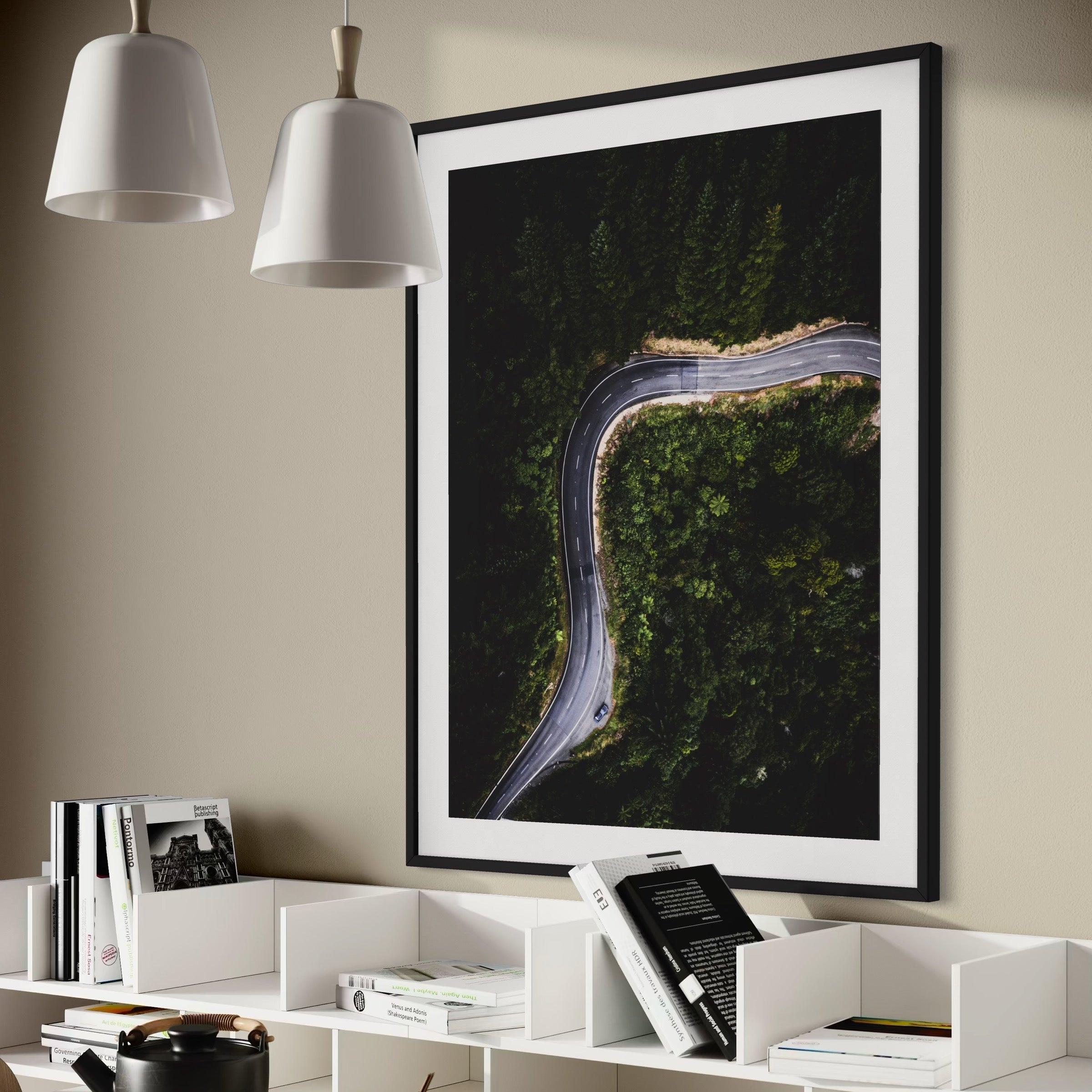 New Zealand Highway - Moderno Wall Art Wall Art