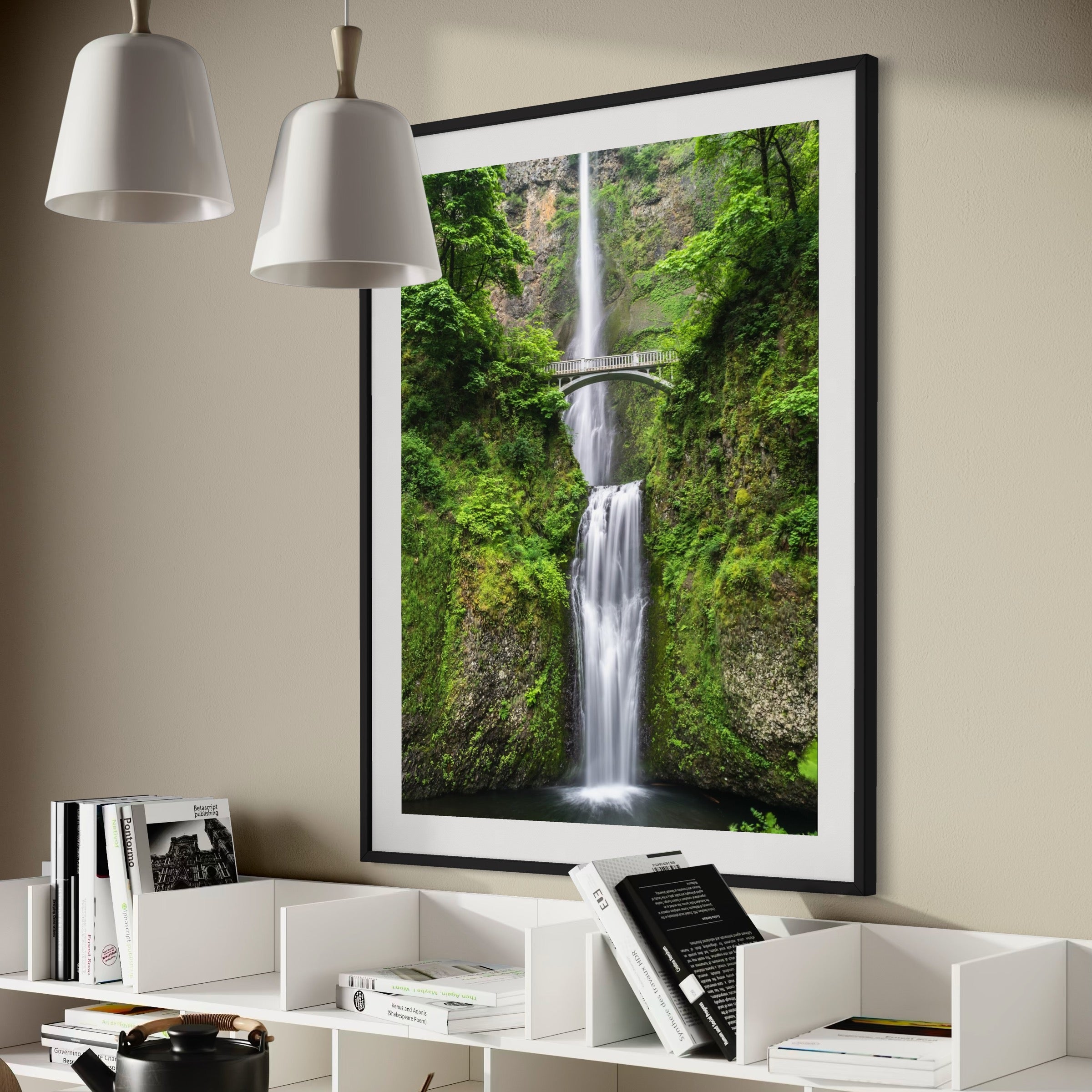Tiered Waterfall - Moderno Wall Art Wall Art