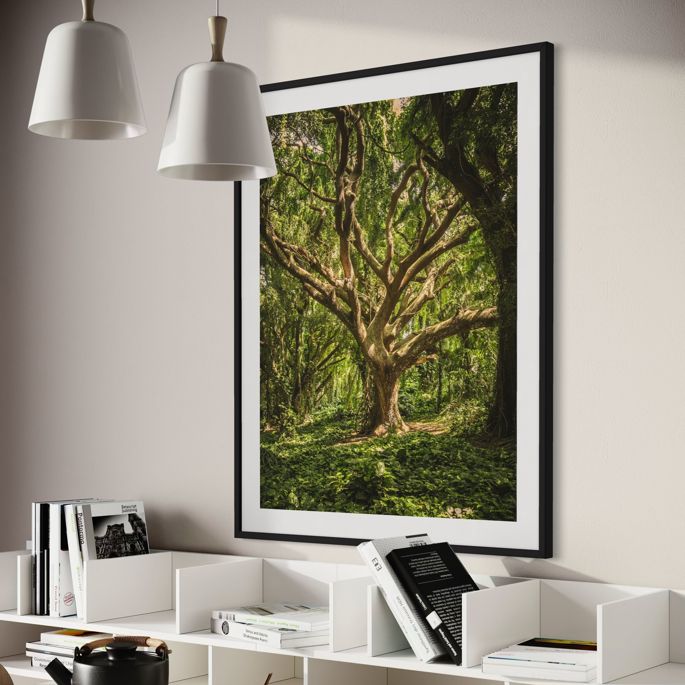 Sunlit Woodland - Moderno Wall Art Wall Art