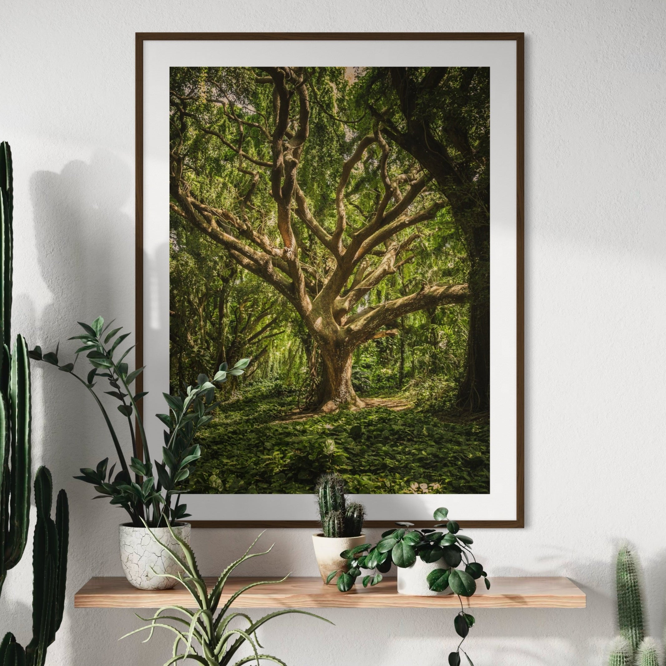 Sunlit Woodland - Moderno Wall Art Wall Art