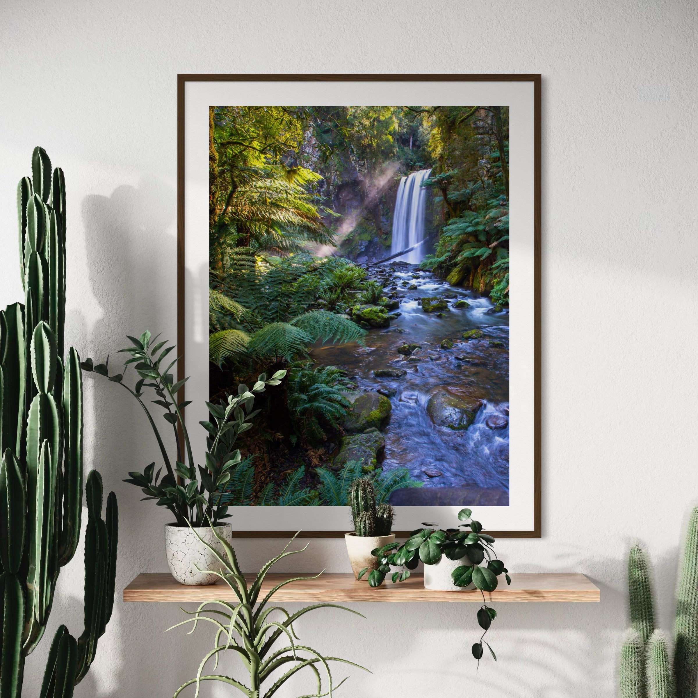 Rainforest Waterfall - Moderno Wall Art Wall Art