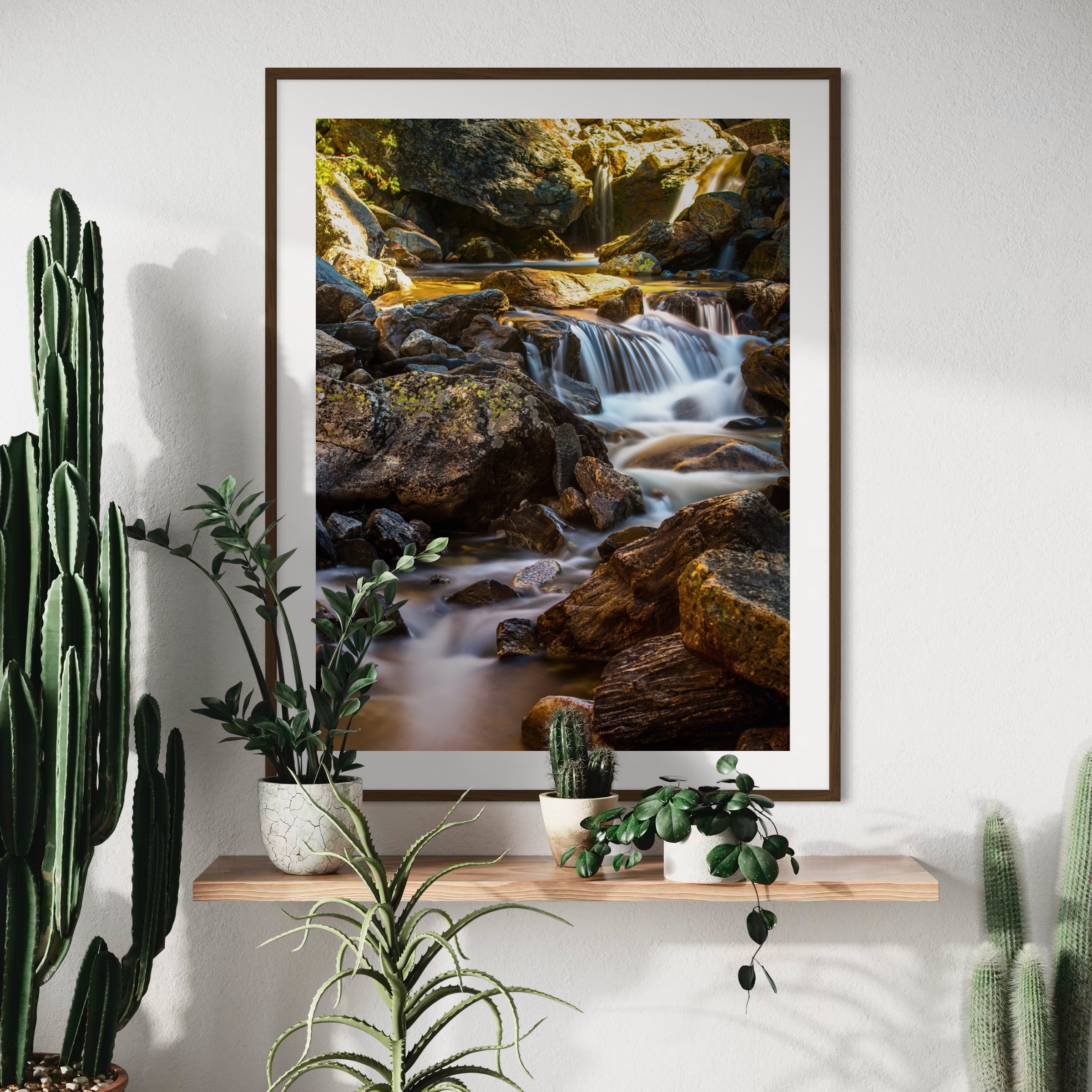 Nature’s Tranquil Flow - Moderno Wall Art Wall Art