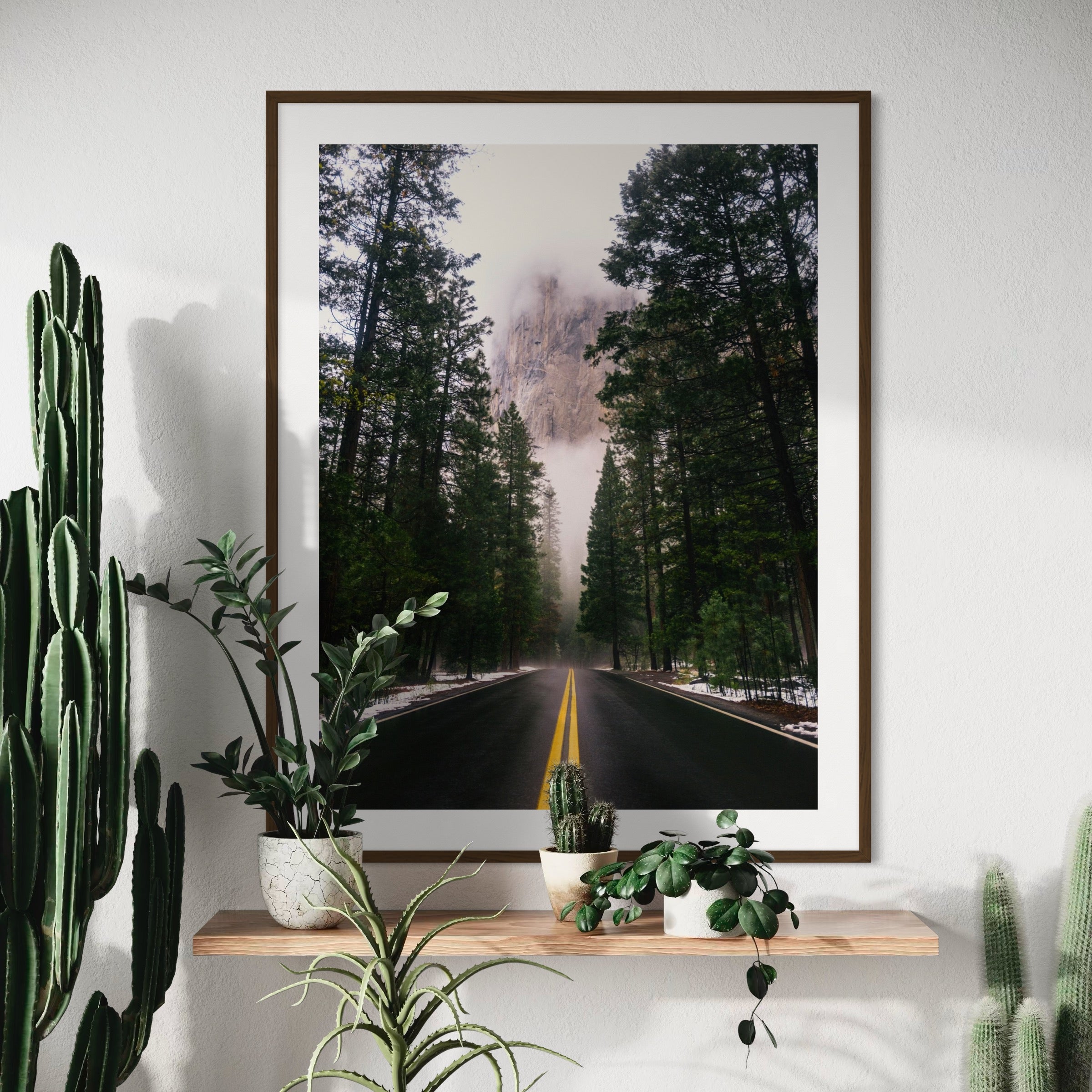 Road to Yosemite - Moderno Wall Art Wall Art