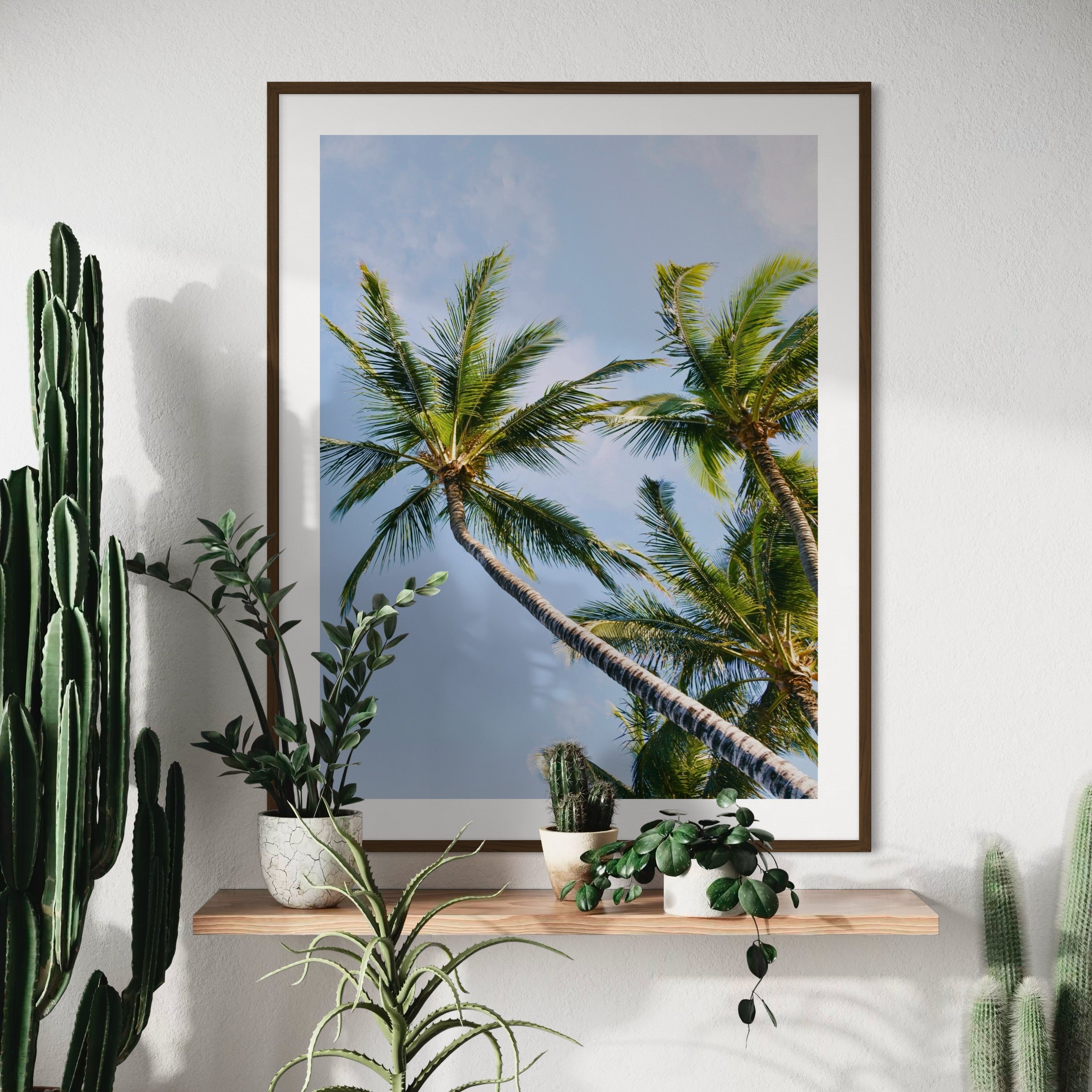 Beneath the Palms - Moderno Wall Art Wall Art
