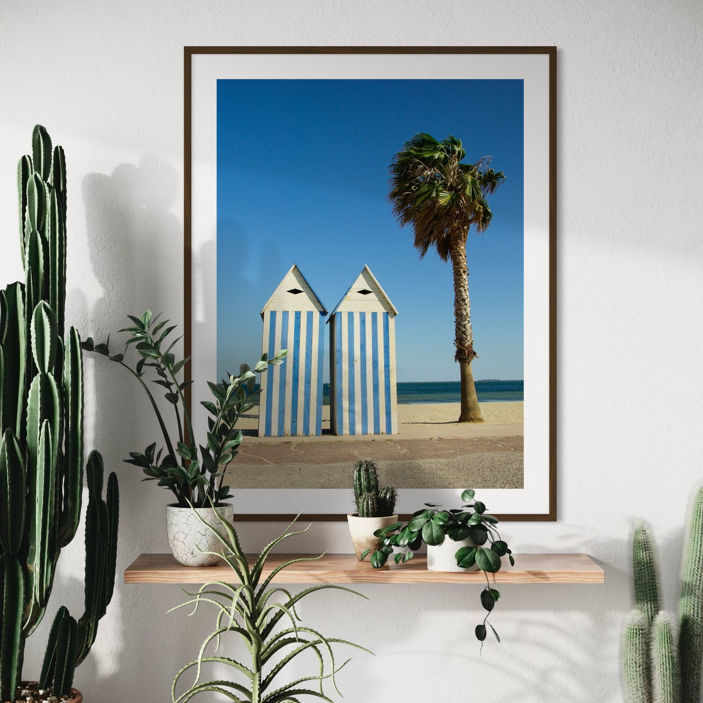 Beach Huts - Moderno Wall Art Wall Art