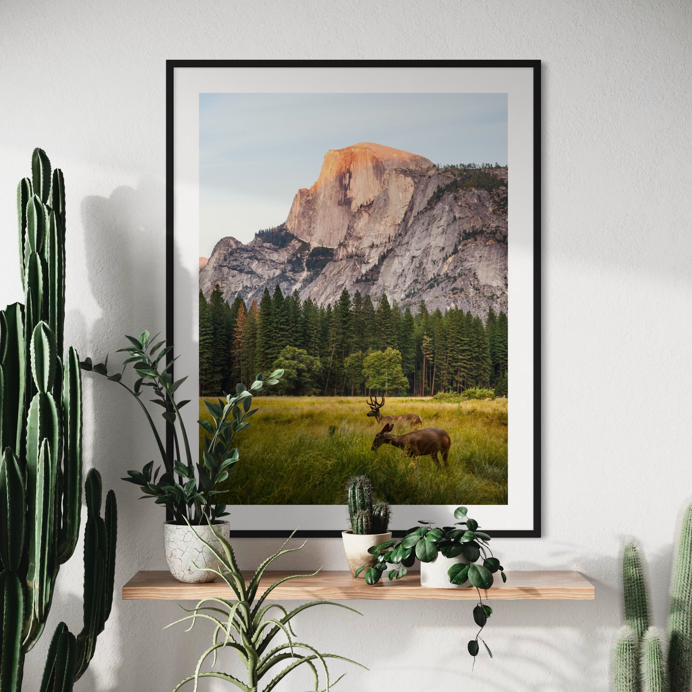 Deer in Yosemite Valley - Moderno Wall Art Wall Art