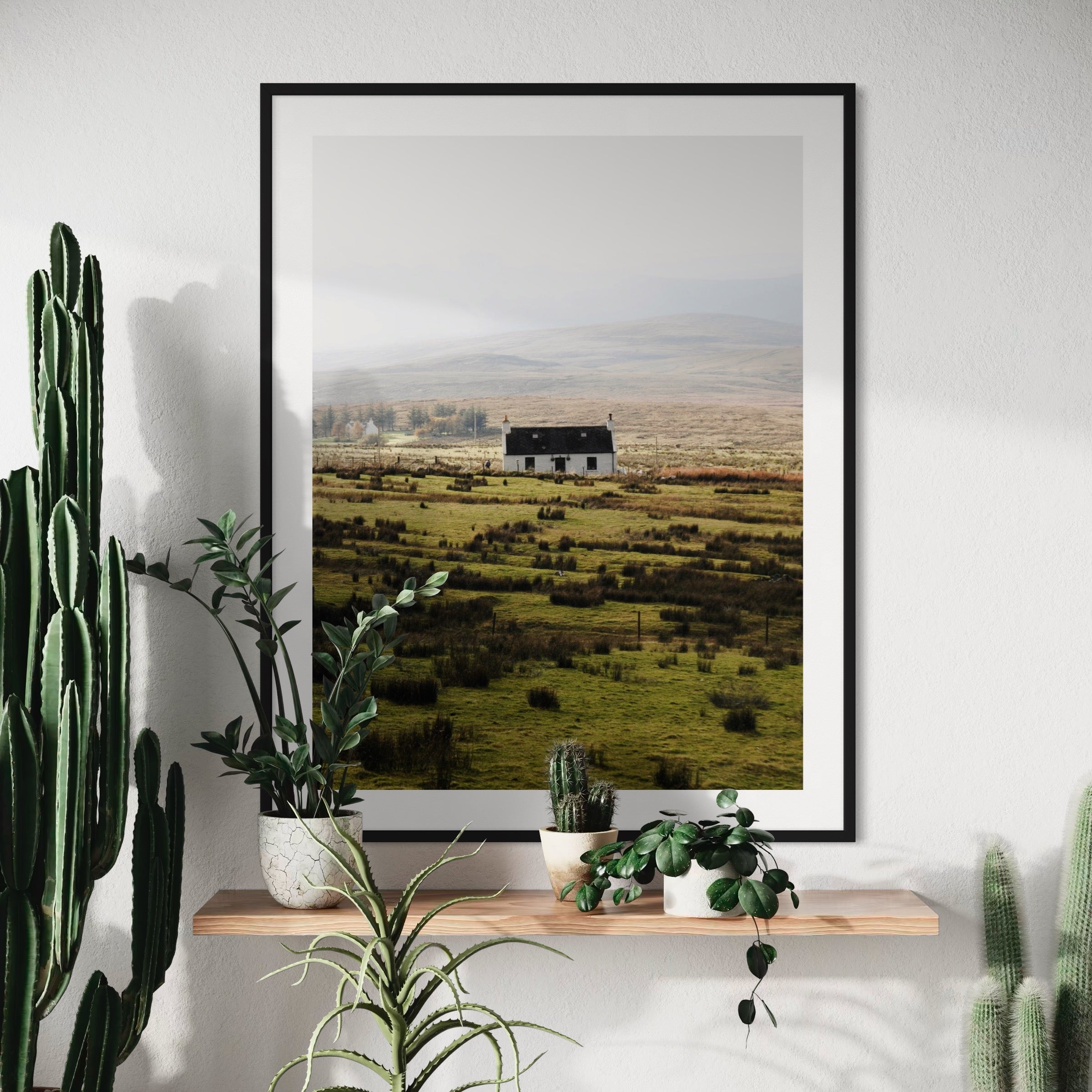 House on Misty Plains - Moderno Wall Art Wall Art