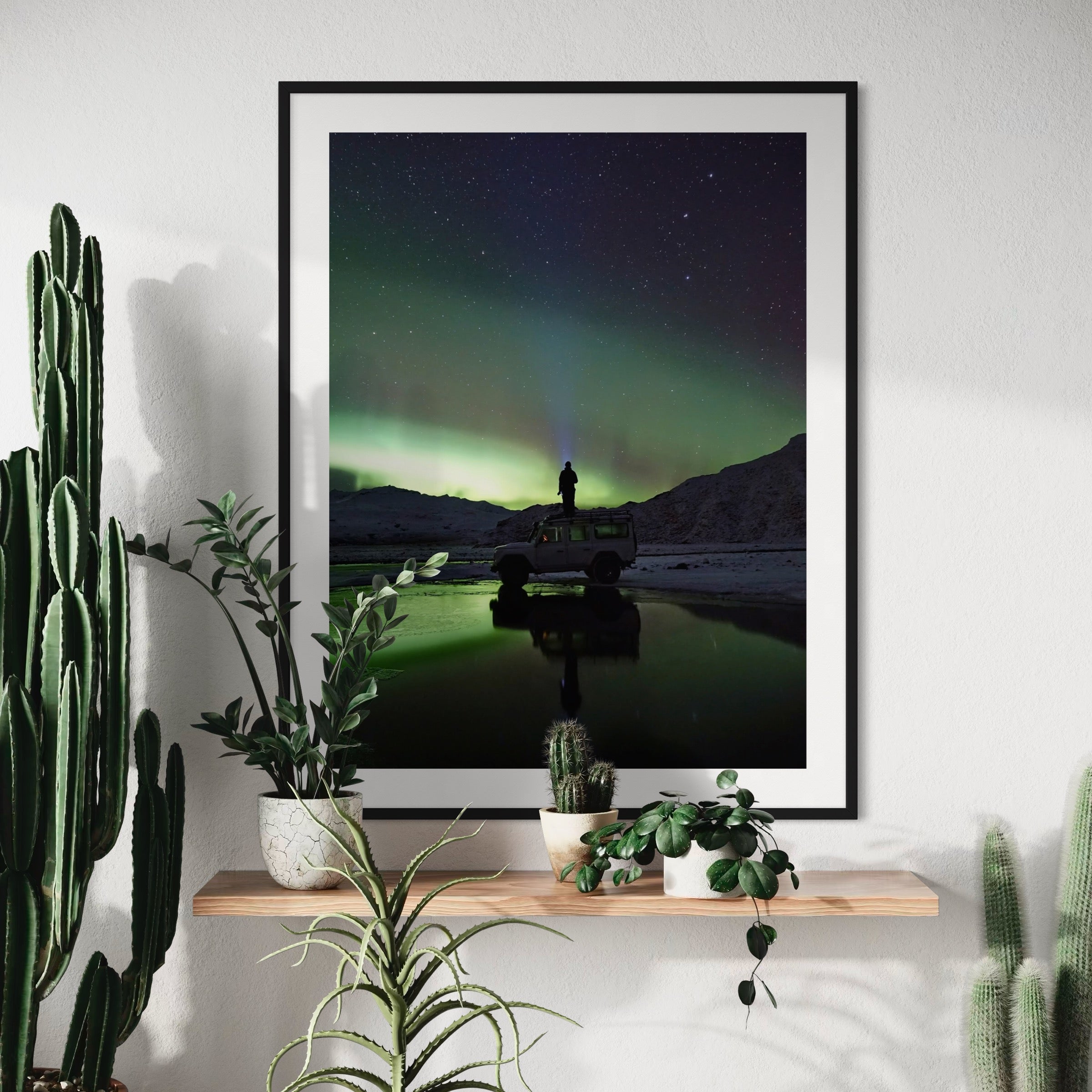 Lights Over Thórsmörk - Moderno Wall Art Wall Art