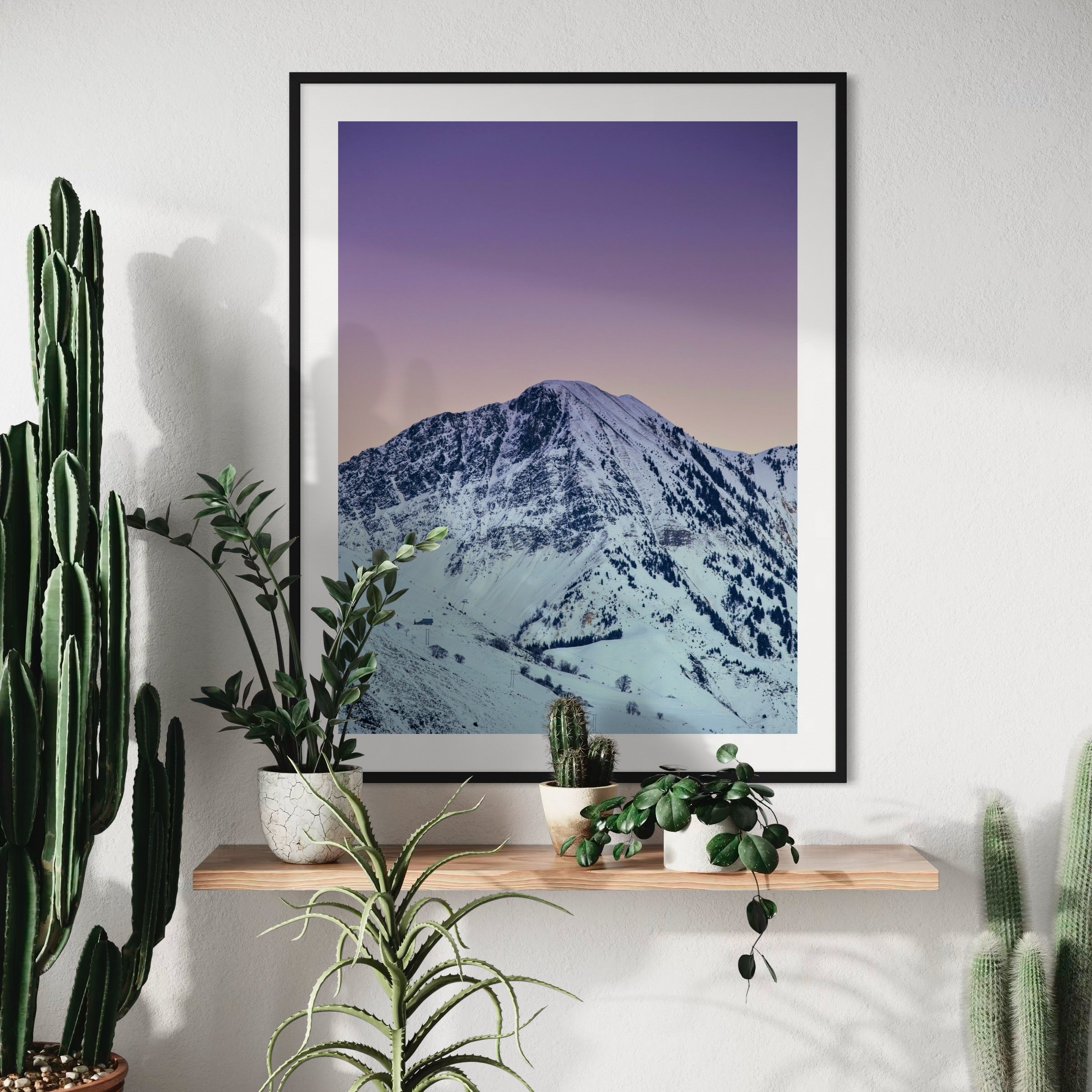 Dawn Over the Peaks - Moderno Wall Art Wall Art