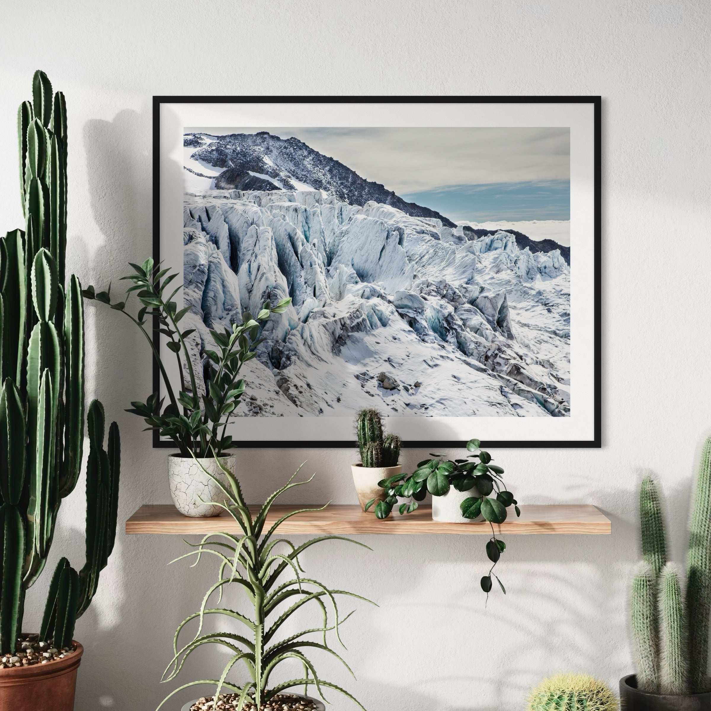 Glacial Fortress - Moderno Wall Art Wall Art