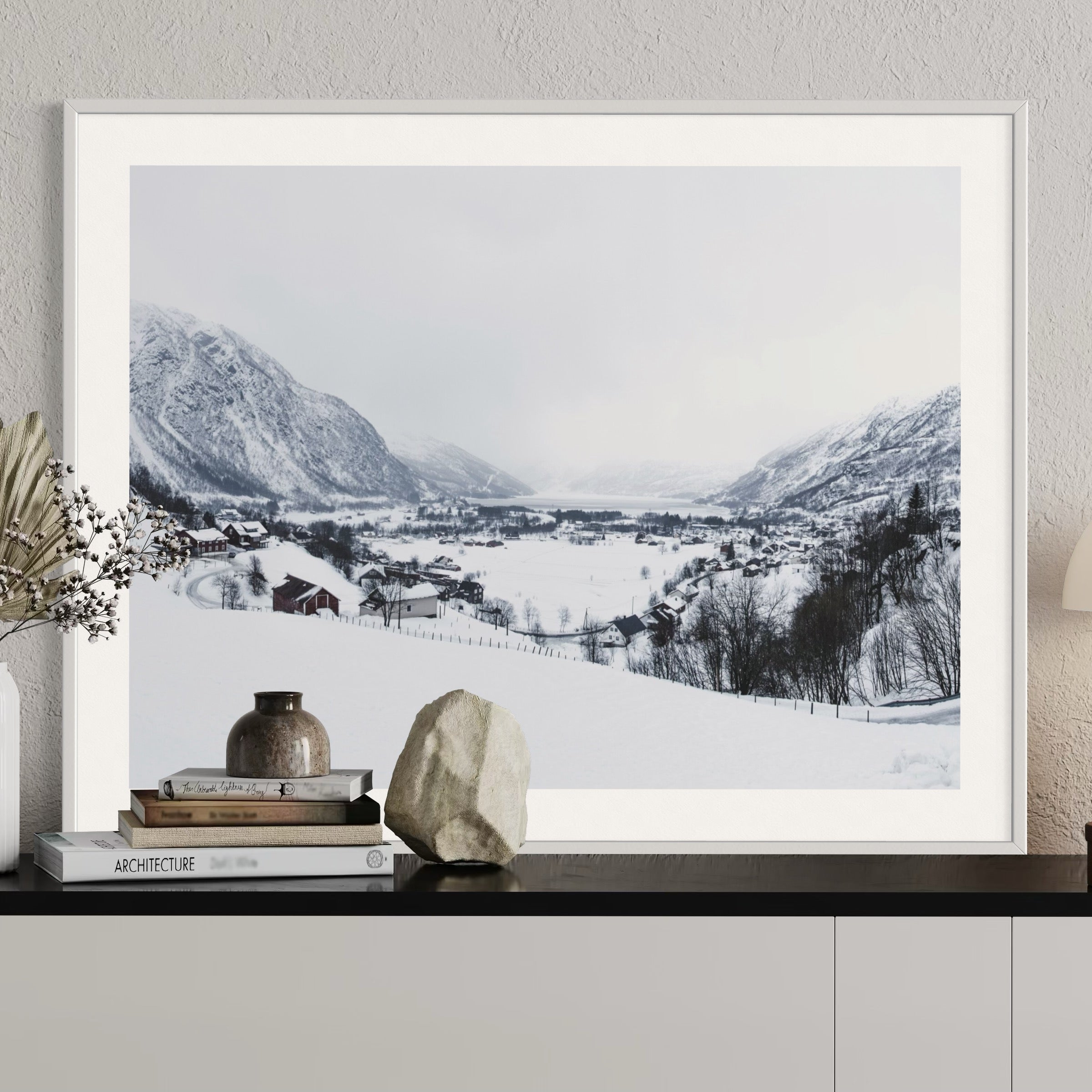 Nordic Winter Wonderland - Moderno Wall Art Wall Art