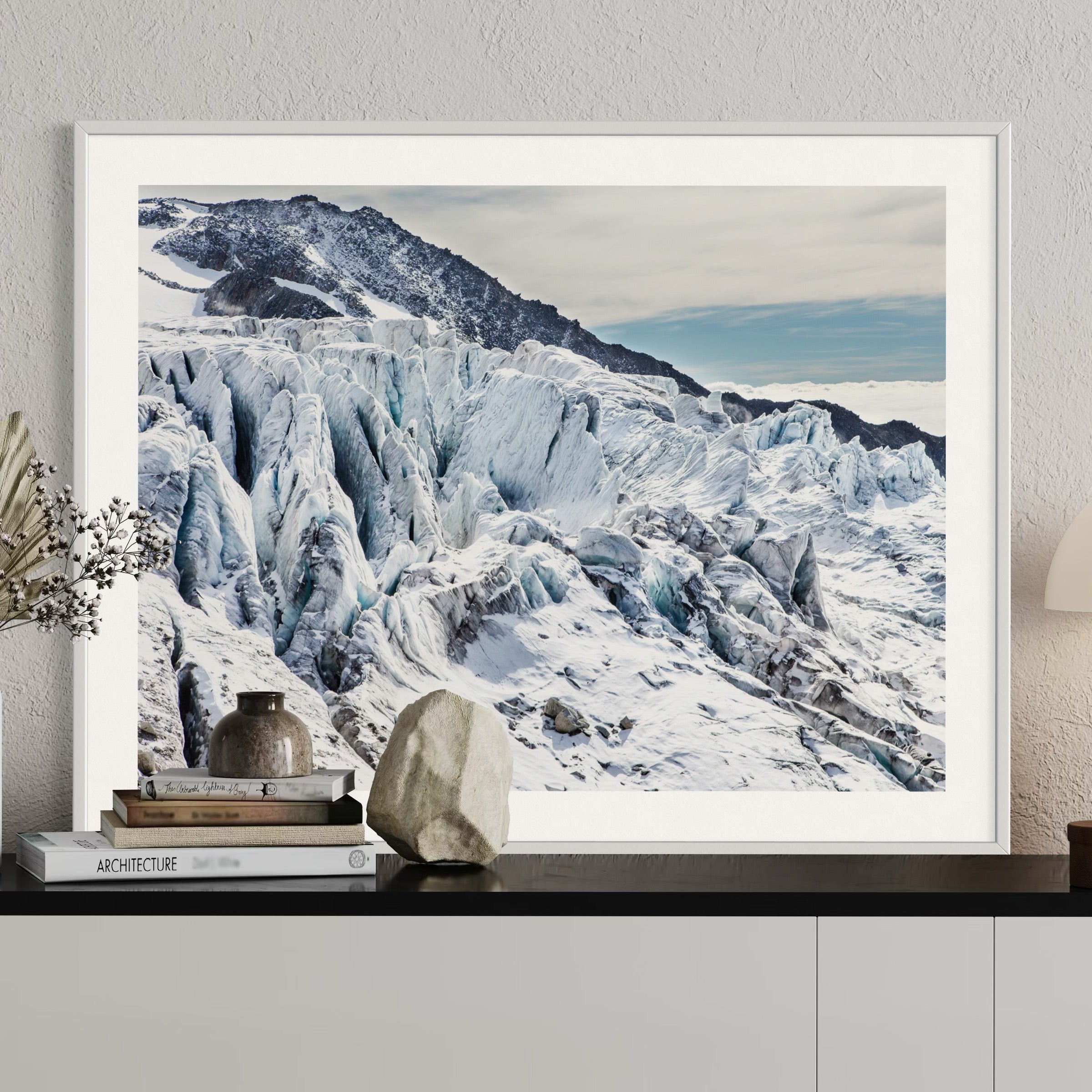 Glacial Fortress - Moderno Wall Art Wall Art