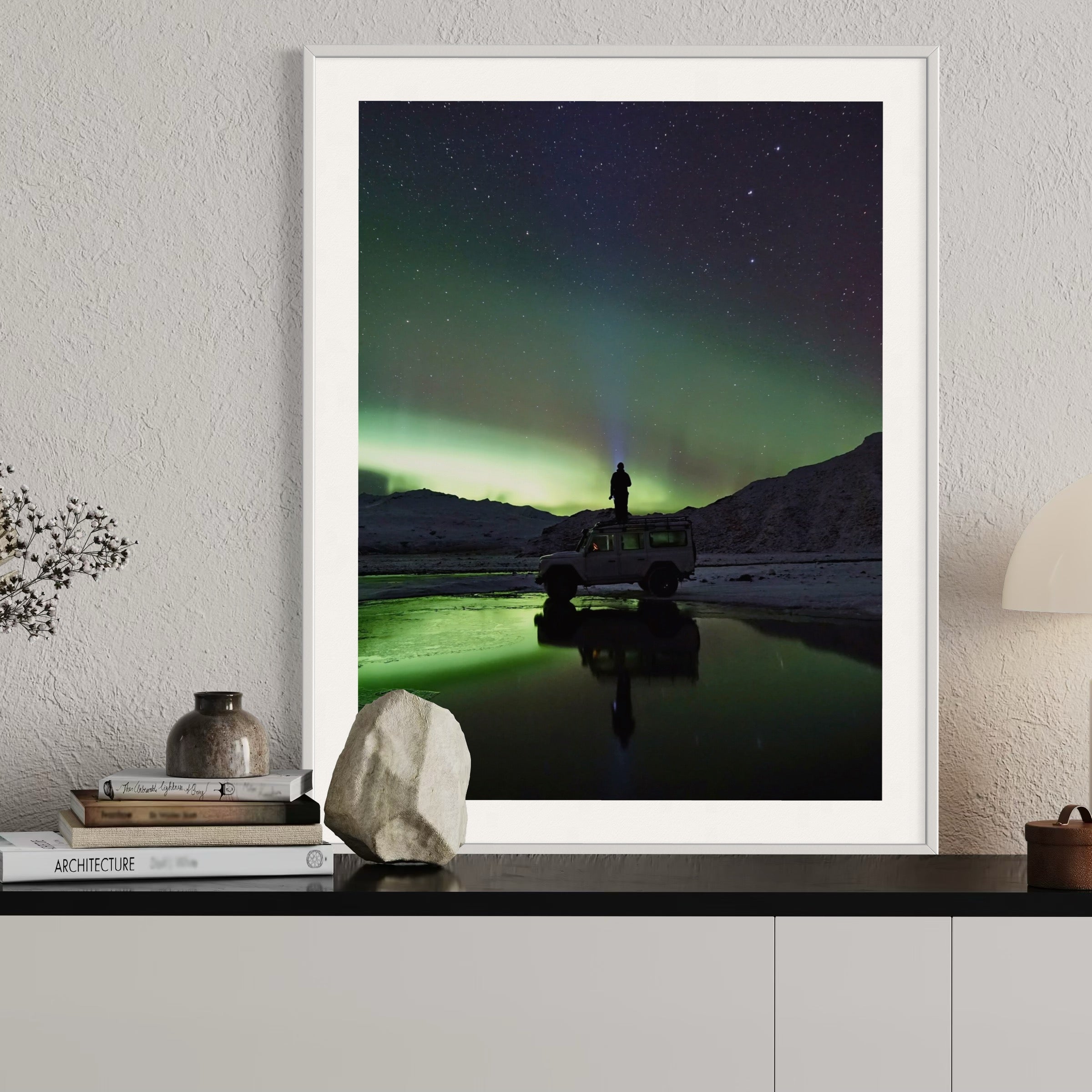 Lights Over Thórsmörk - Moderno Wall Art Wall Art