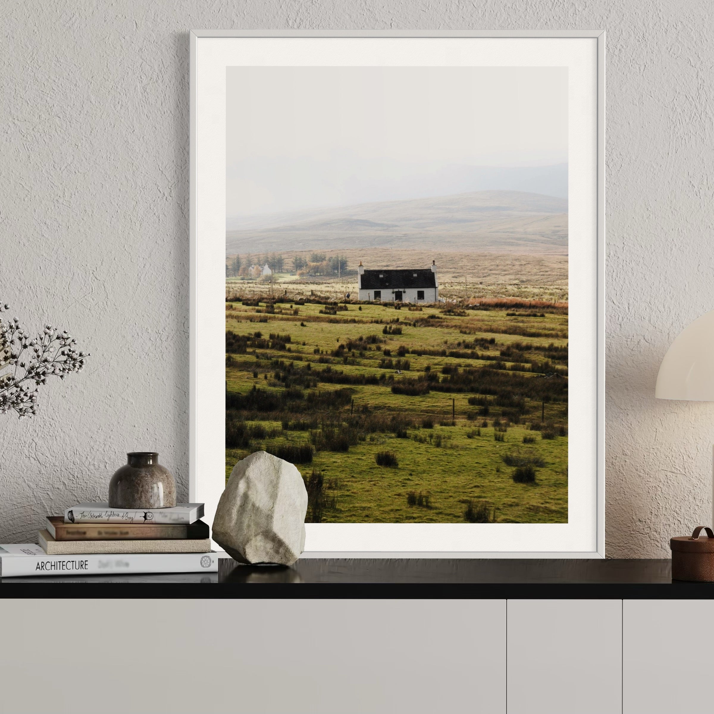 House on Misty Plains - Moderno Wall Art Wall Art