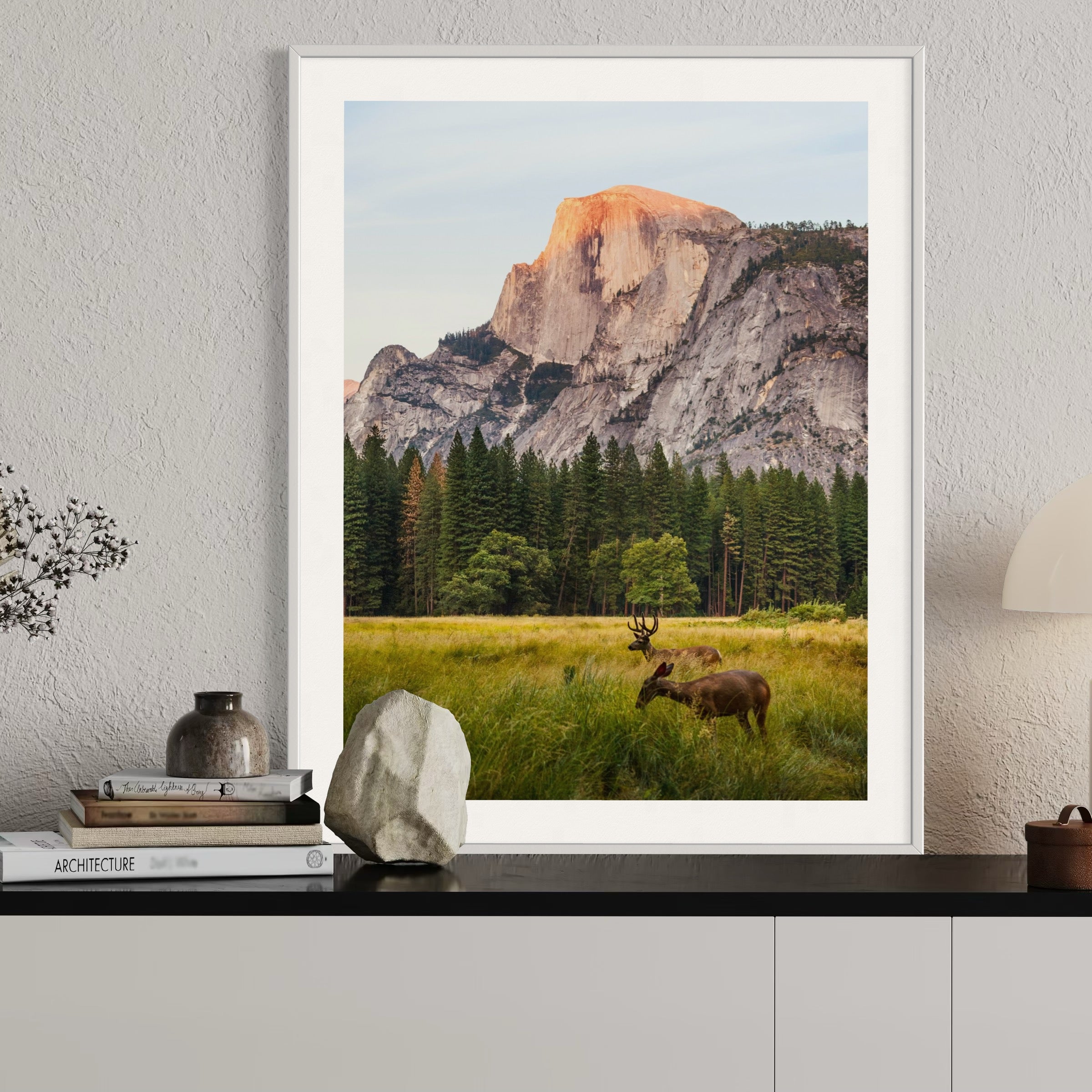 Deer in Yosemite Valley - Moderno Wall Art Wall Art
