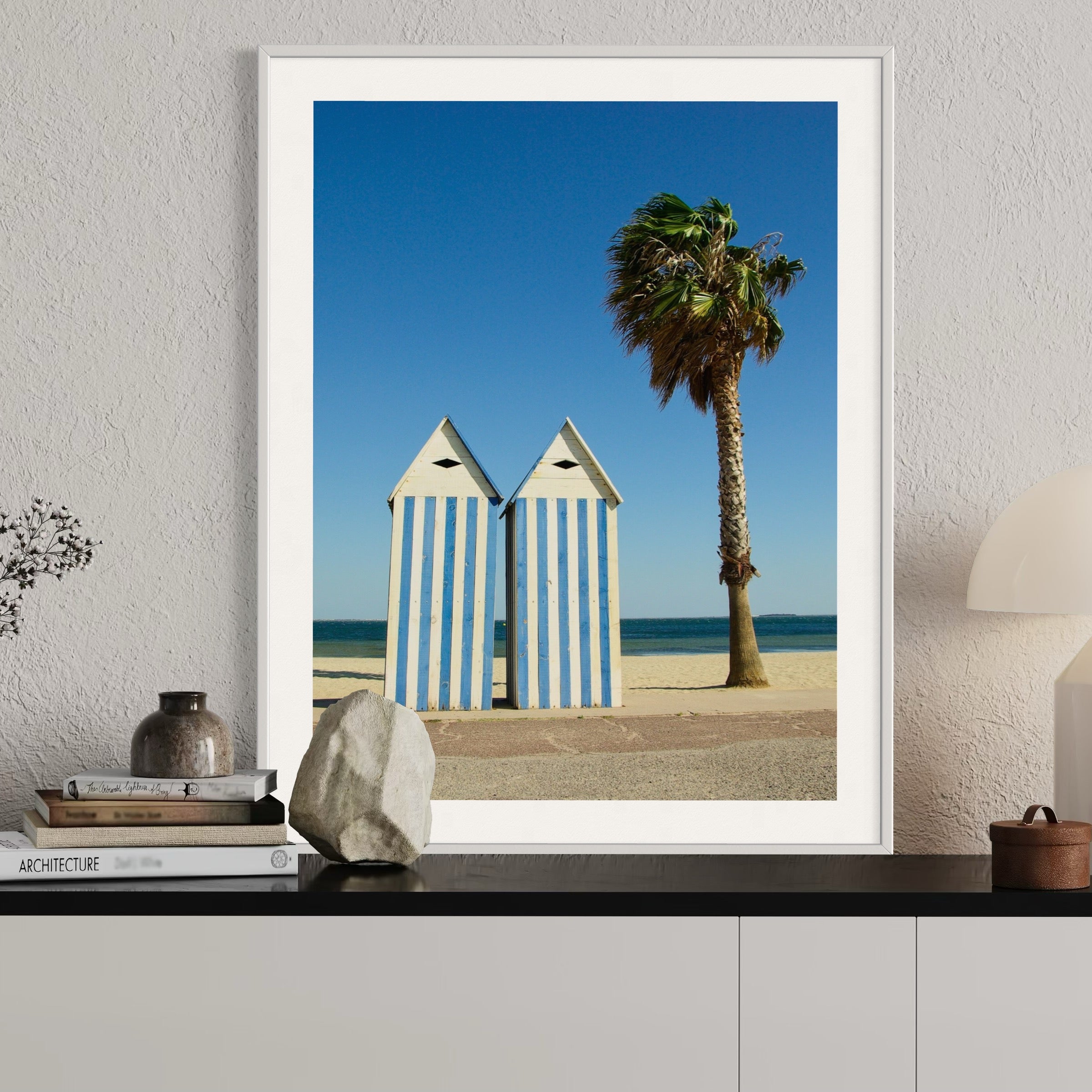 Beach Huts - Moderno Wall Art Wall Art
