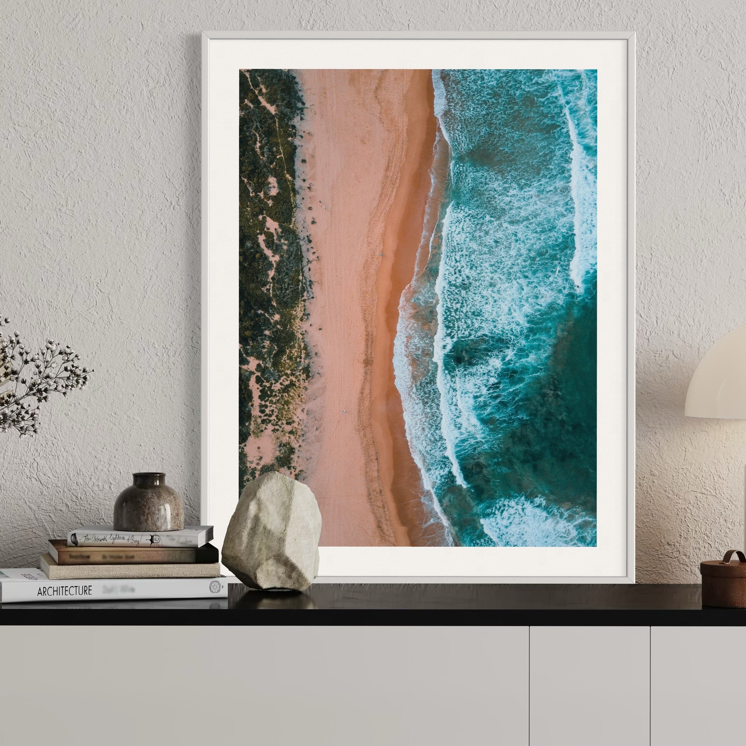 Waves of Mona Vale - Moderno Wall Art Wall Art