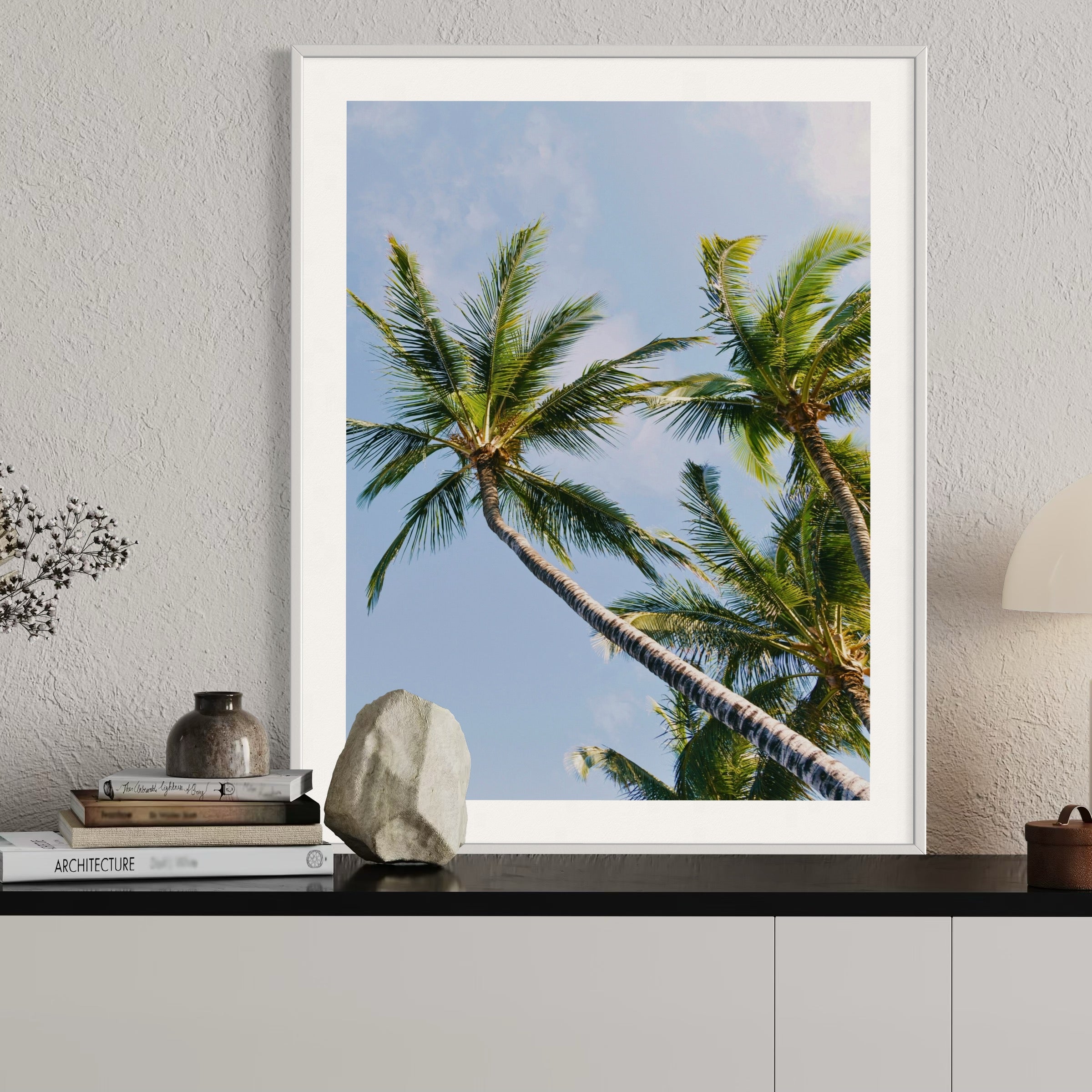 Beneath the Palms - Moderno Wall Art Wall Art