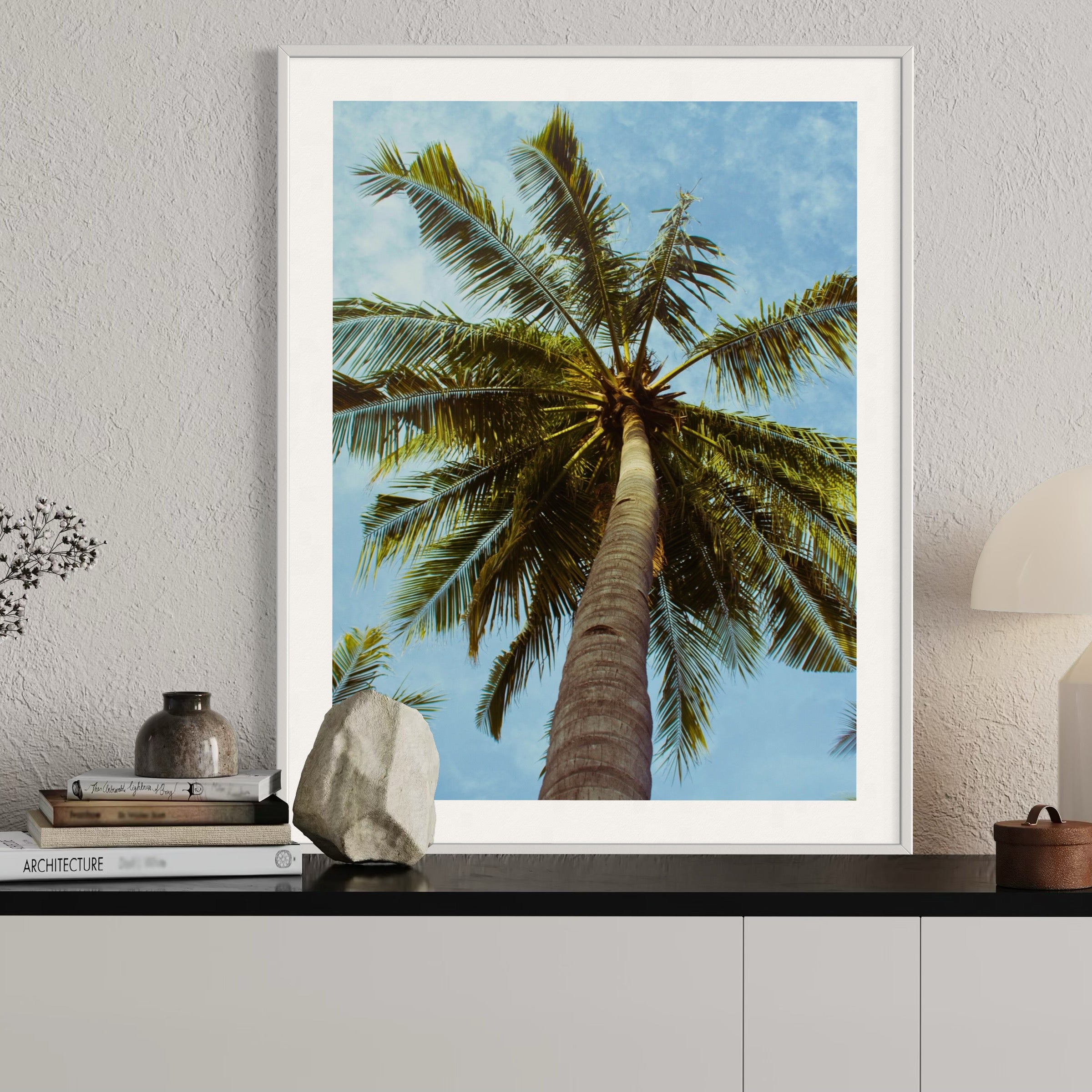 Palm Tree Perspective - Moderno Wall Art Wall Art