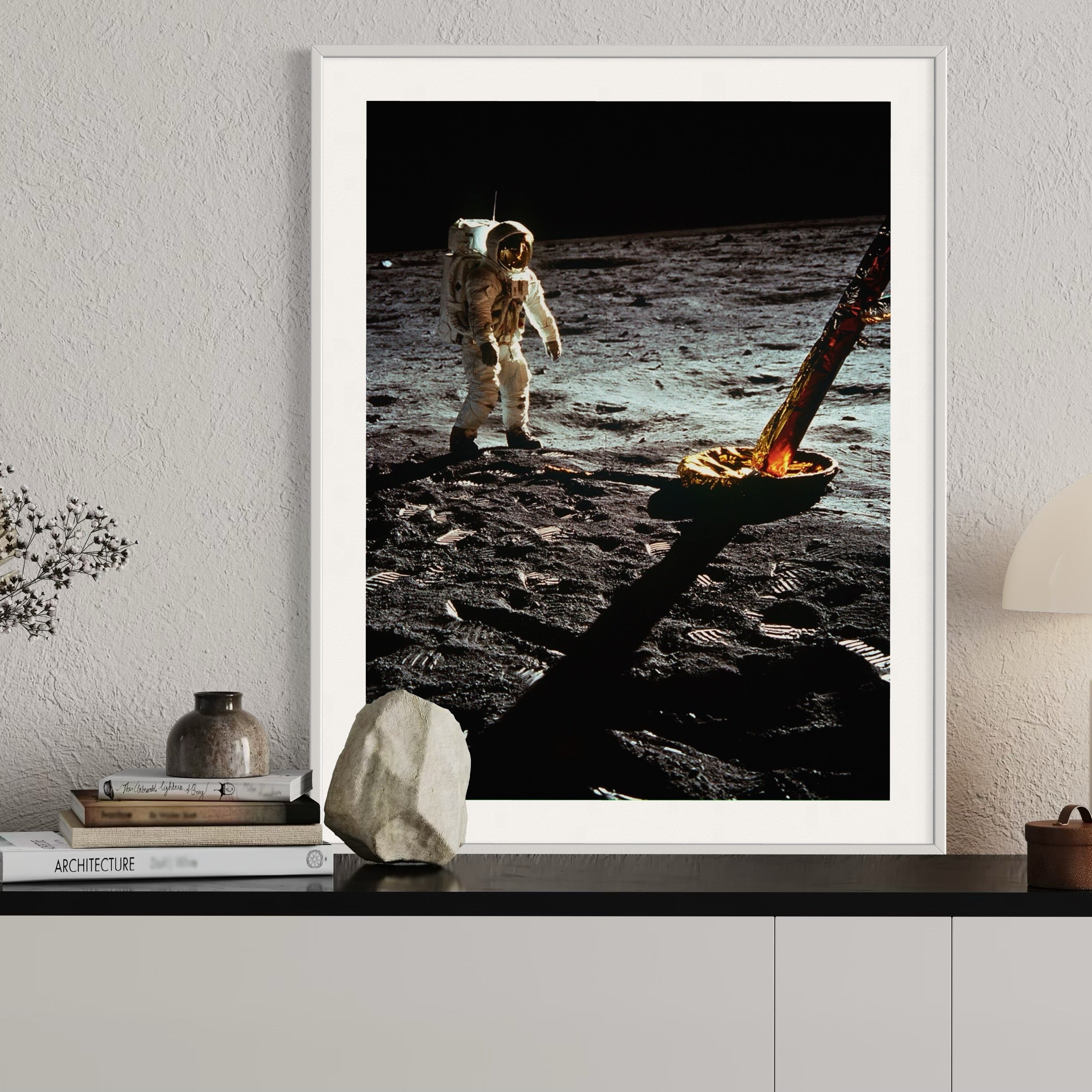 First Steps Beyond Earth - Moderno Wall Art Wall Art