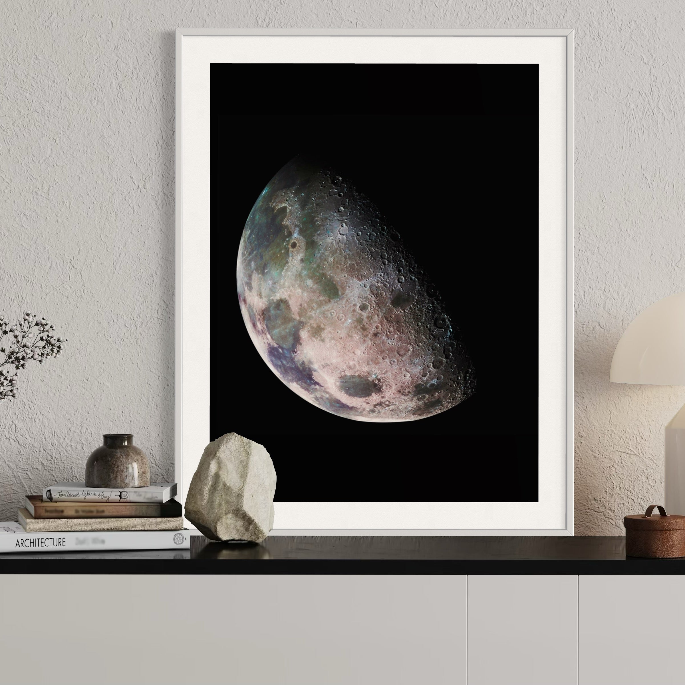 Lunar Glow - Moderno Wall Art Wall Art