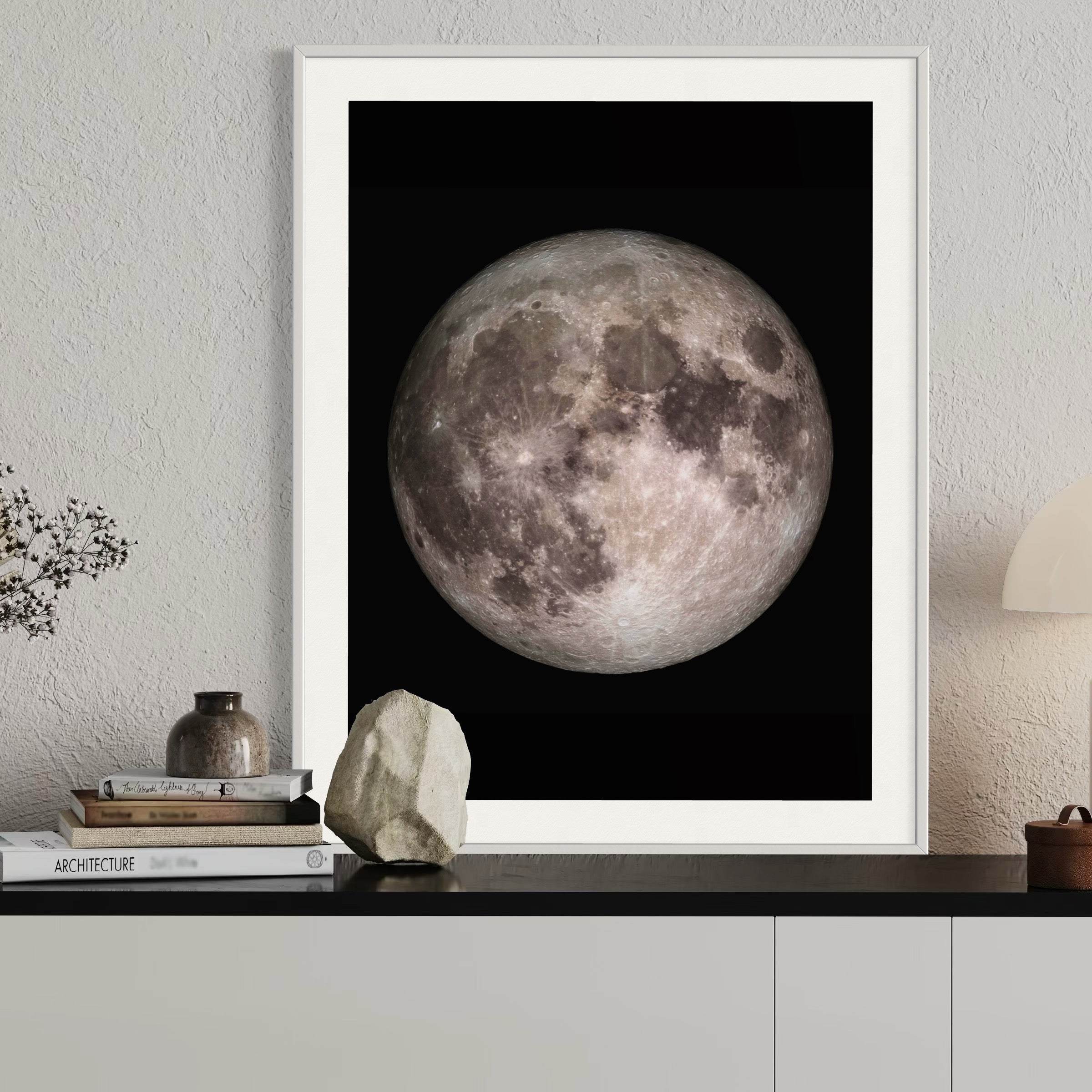 Full Moon - Moderno Wall Art Wall Art