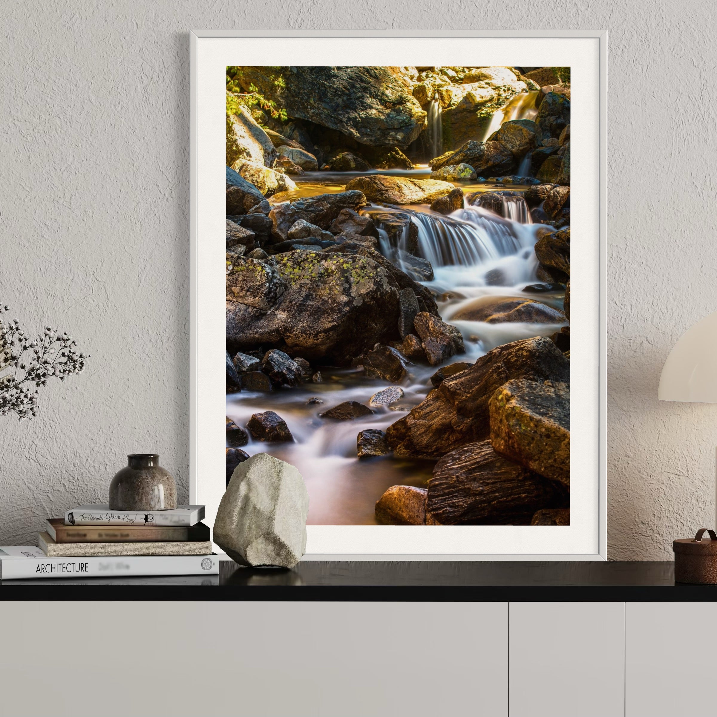 Nature’s Tranquil Flow - Moderno Wall Art Wall Art