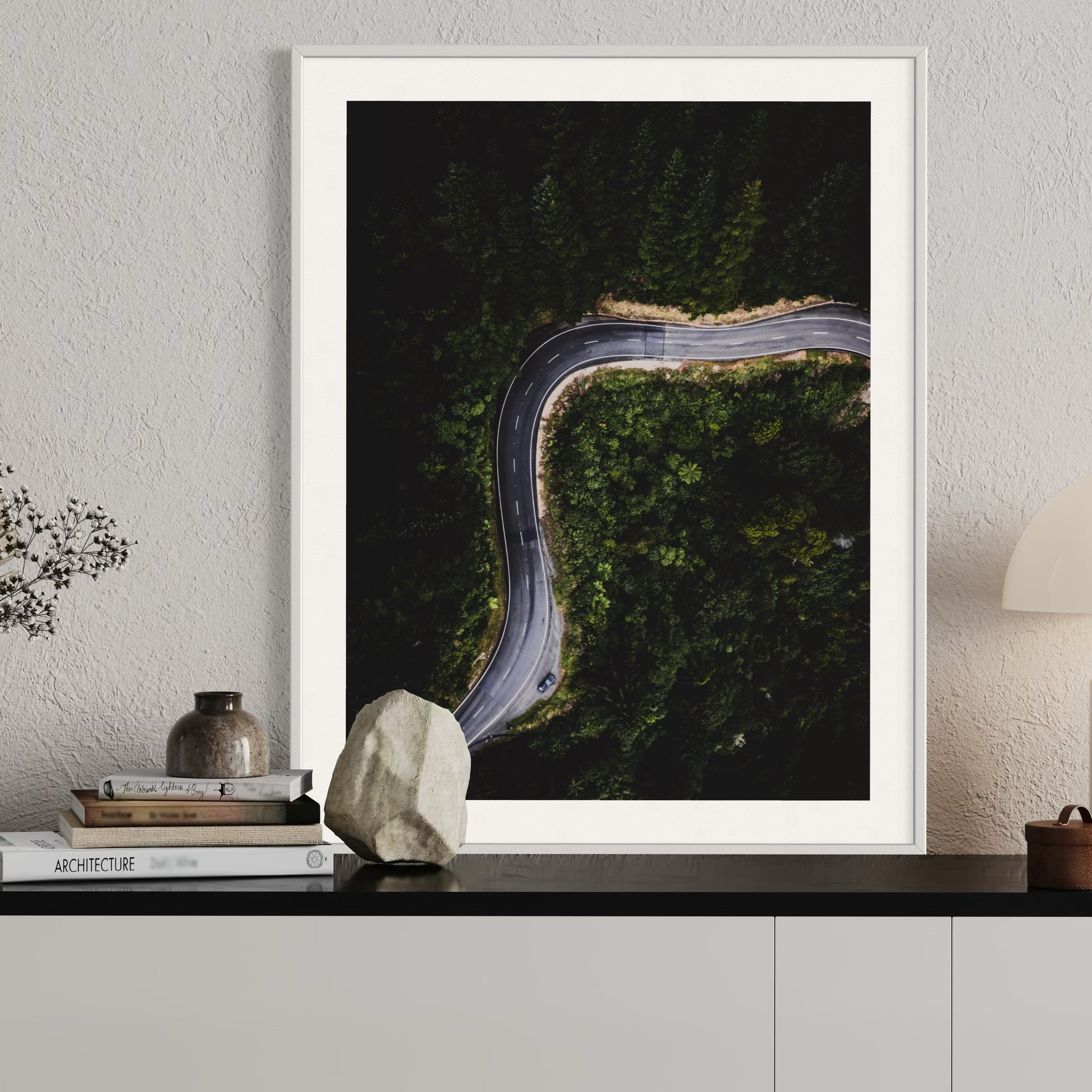 New Zealand Highway - Moderno Wall Art Wall Art