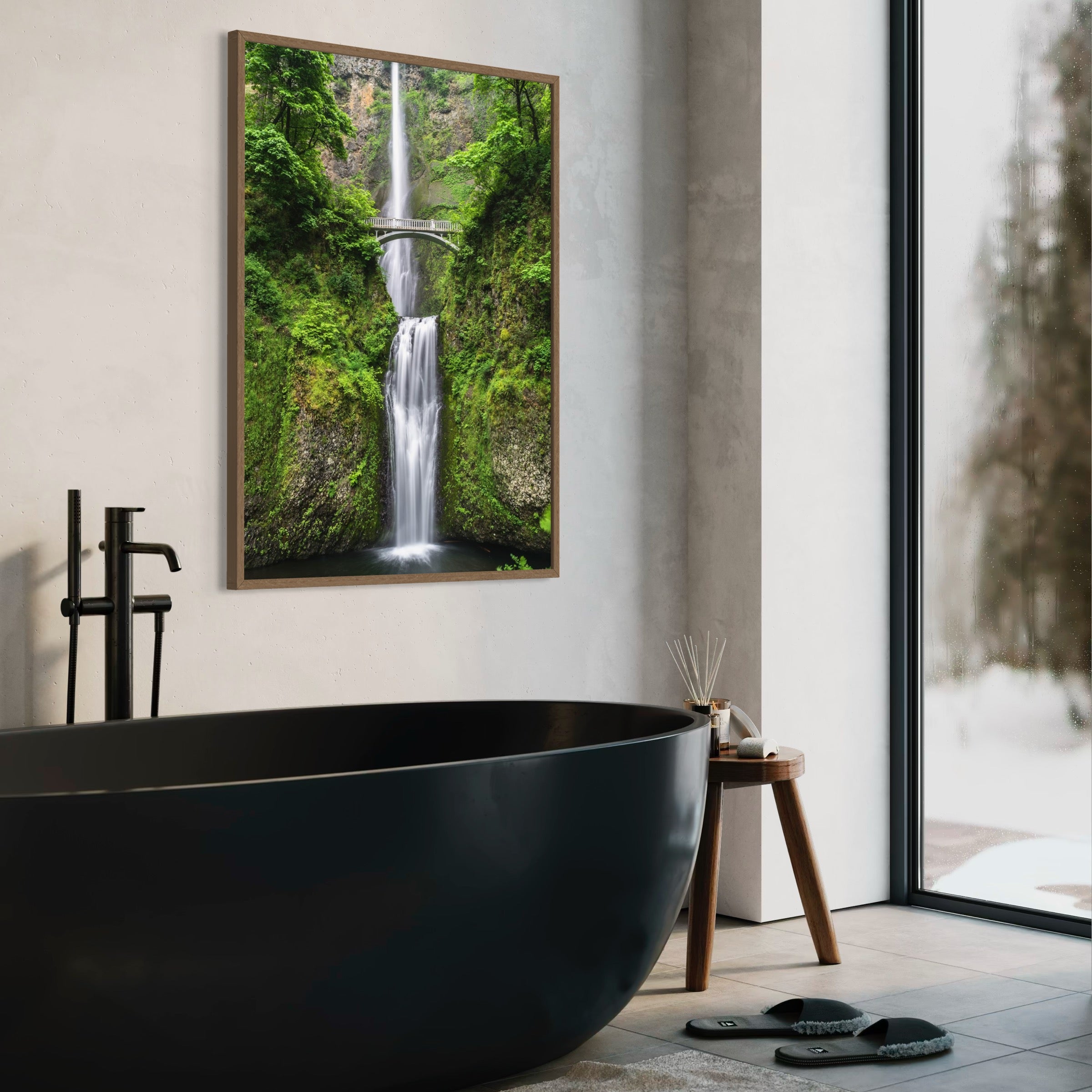 Tiered Waterfall - Moderno Wall Art Wall Art