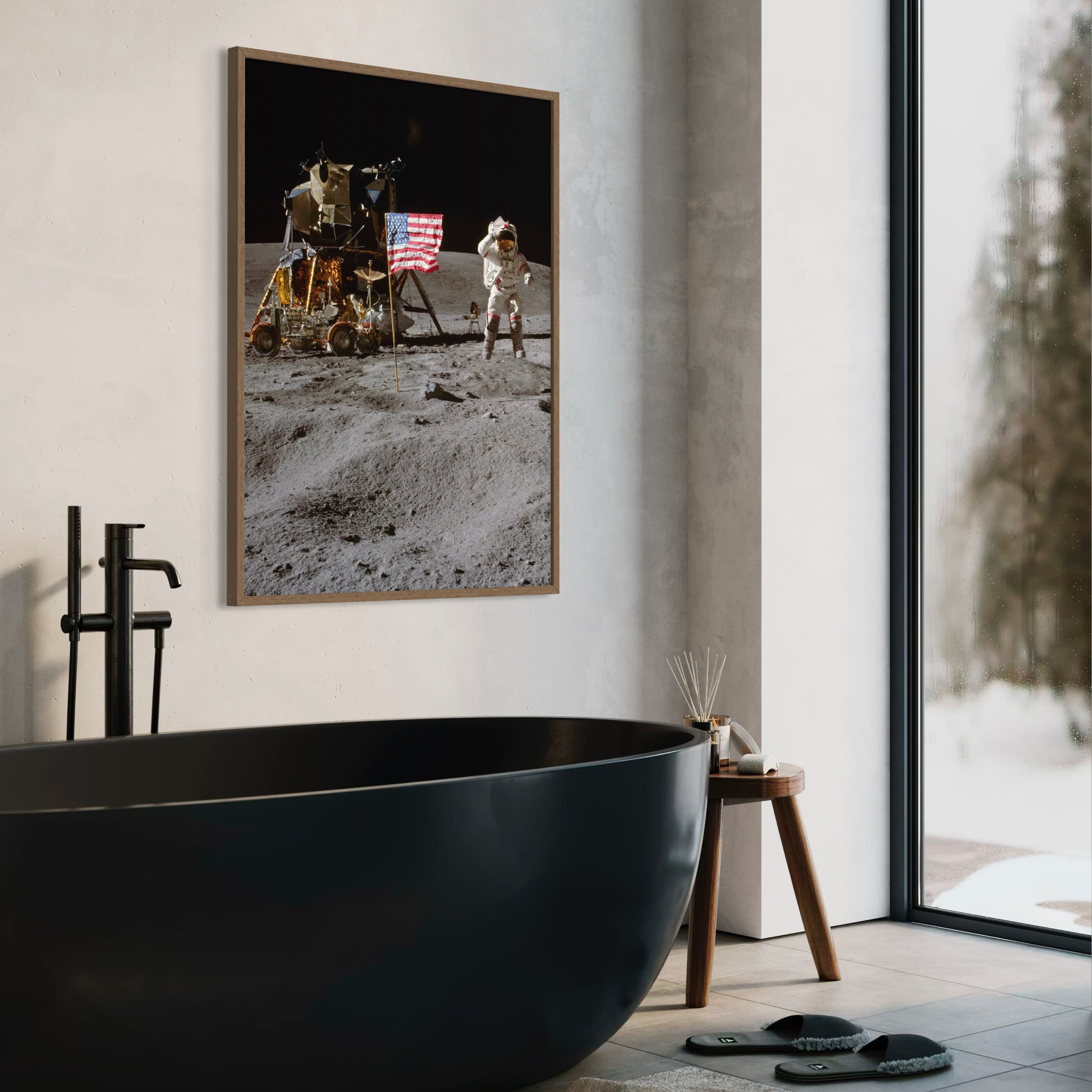 Lunar Salute - Moderno Wall Art Wall Art